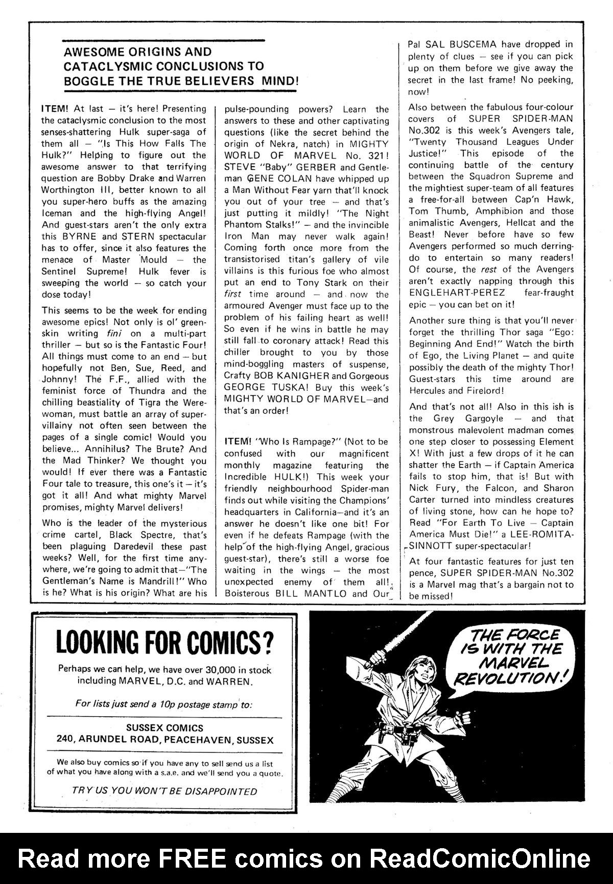 Read online Star Wars Weekly comic -  Issue #42 - 20