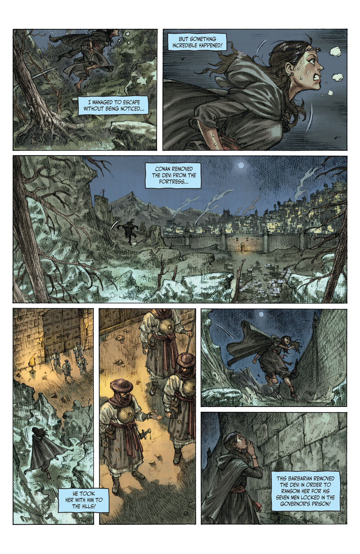 Read online The Cimmerian comic -  Issue # TPB 2 (Part 1) - 19