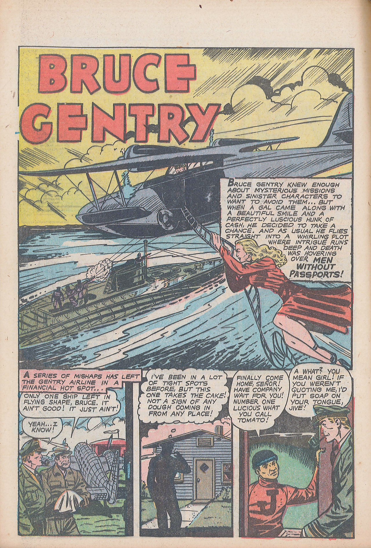 Read online Bruce Gentry comic -  Issue #4 - 28