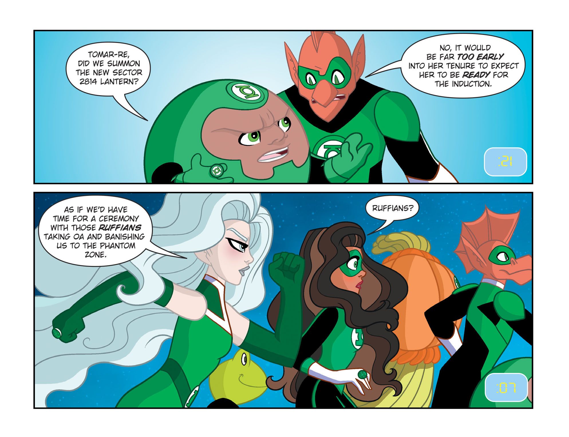 Read online DC Super Hero Girls: Spaced Out comic -  Issue #9 - 11