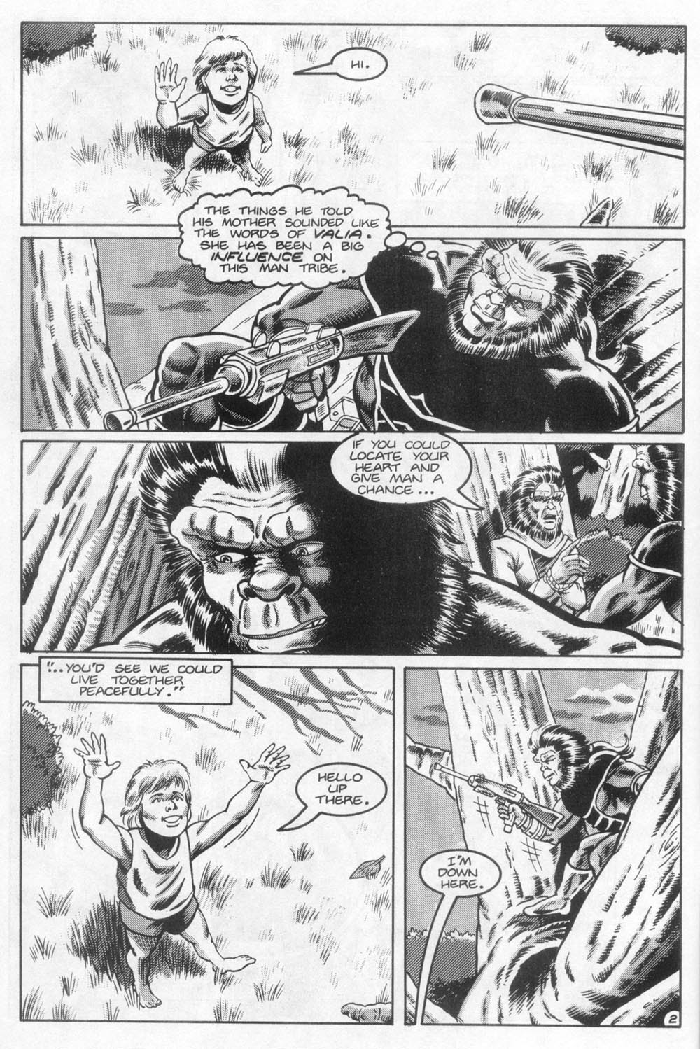 Read online Planet of the Apes: Blood of the Apes comic -  Issue #4 - 4