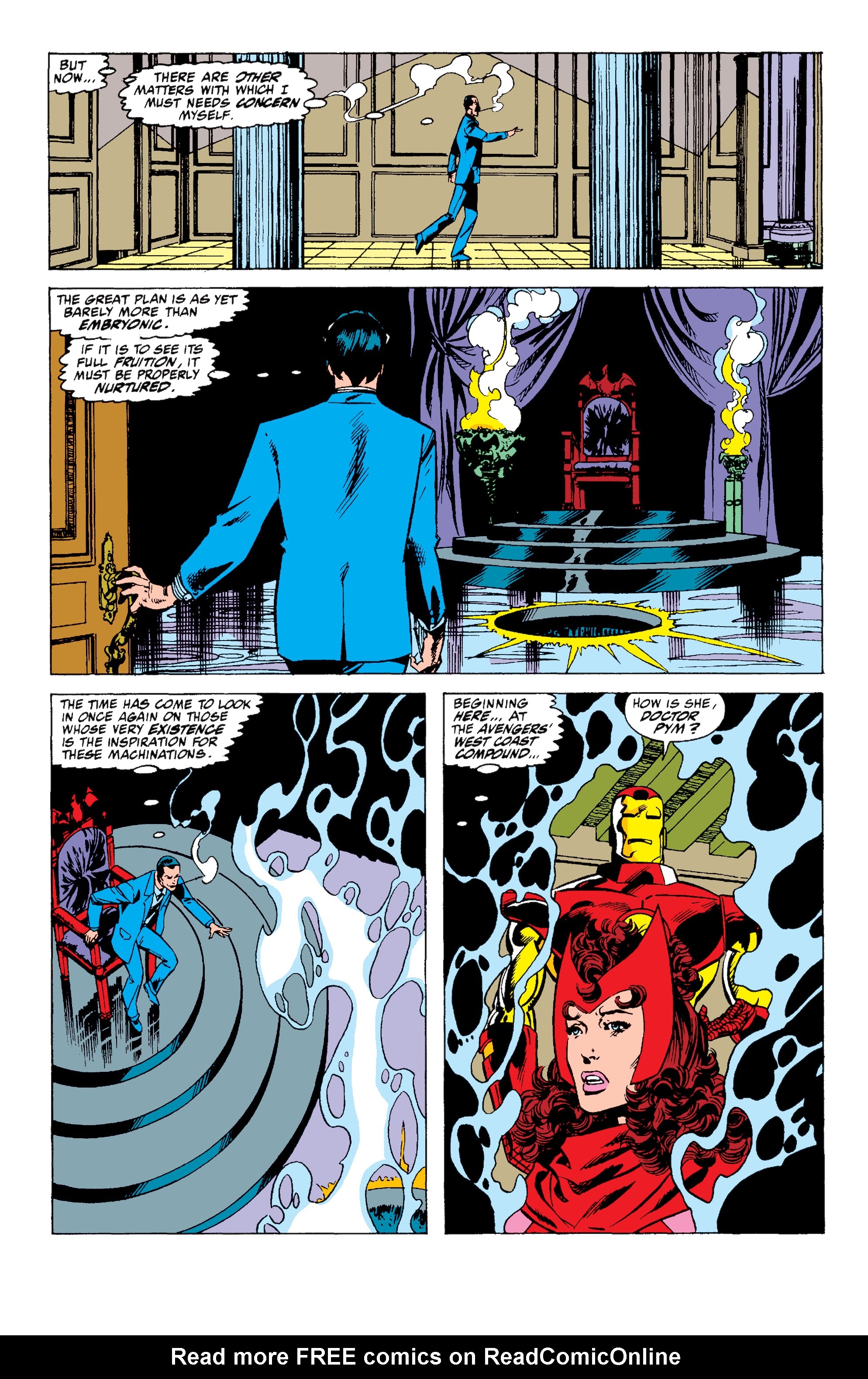 Read online Avengers West Coast Epic Collection: How The West Was Won comic -  Issue #Avengers West Coast Epic Collection Darker Than Scarlet (Part 1) - 31