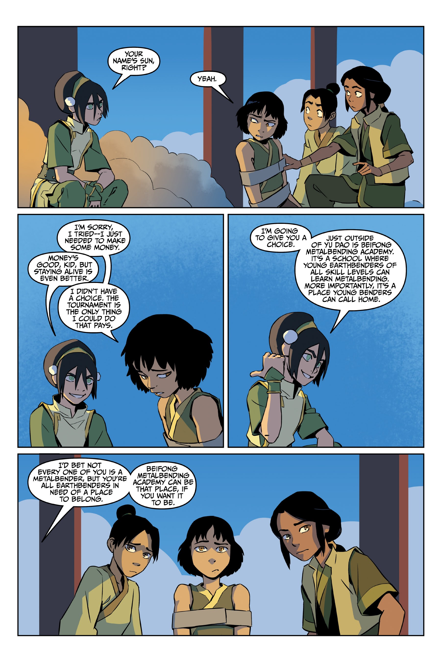 Read online Nickelodeon Avatar: The Last Airbender - Toph Beifong's Metalbending Academy comic -  Issue # TPB - 69