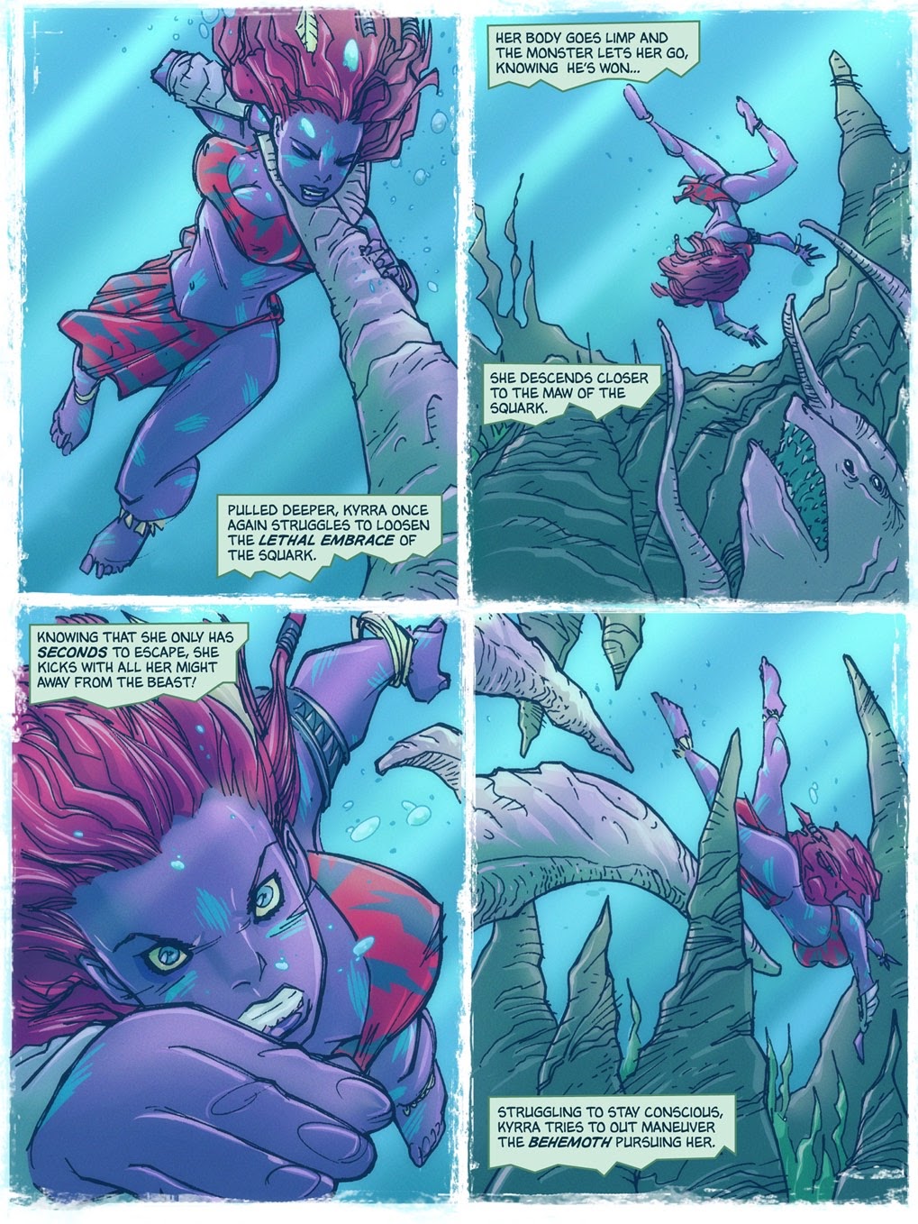 Read online Kyrra: Alien Jungle Girl comic -  Issue #0 - 5