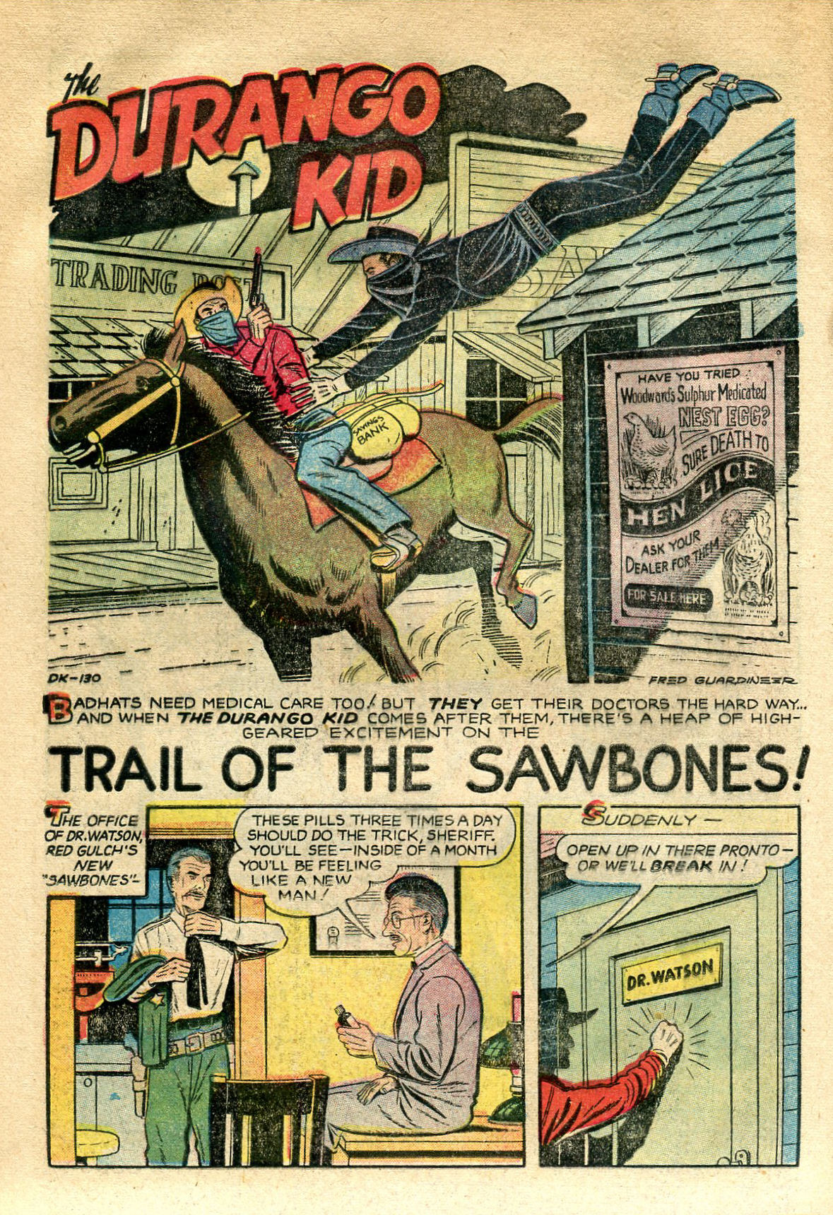 Read online Charles Starrett as The Durango Kid comic -  Issue #40 - 12