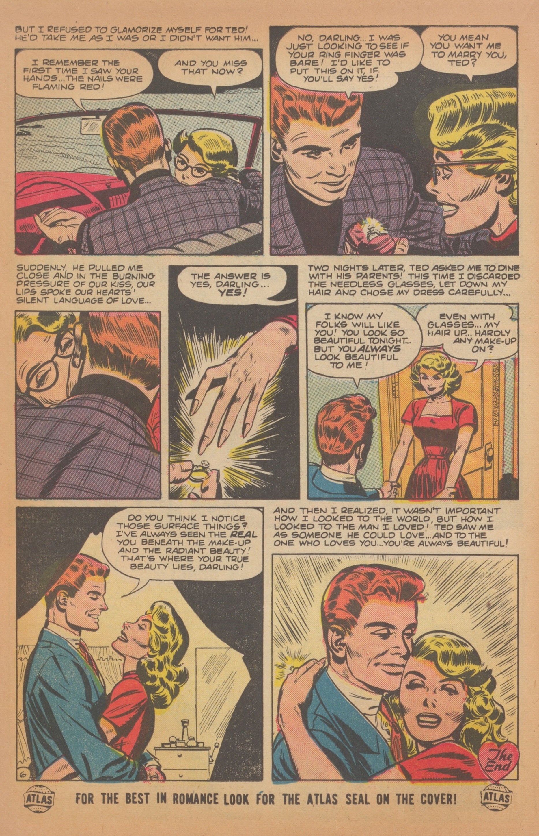 Read online Love Romances comic -  Issue #35 - 16