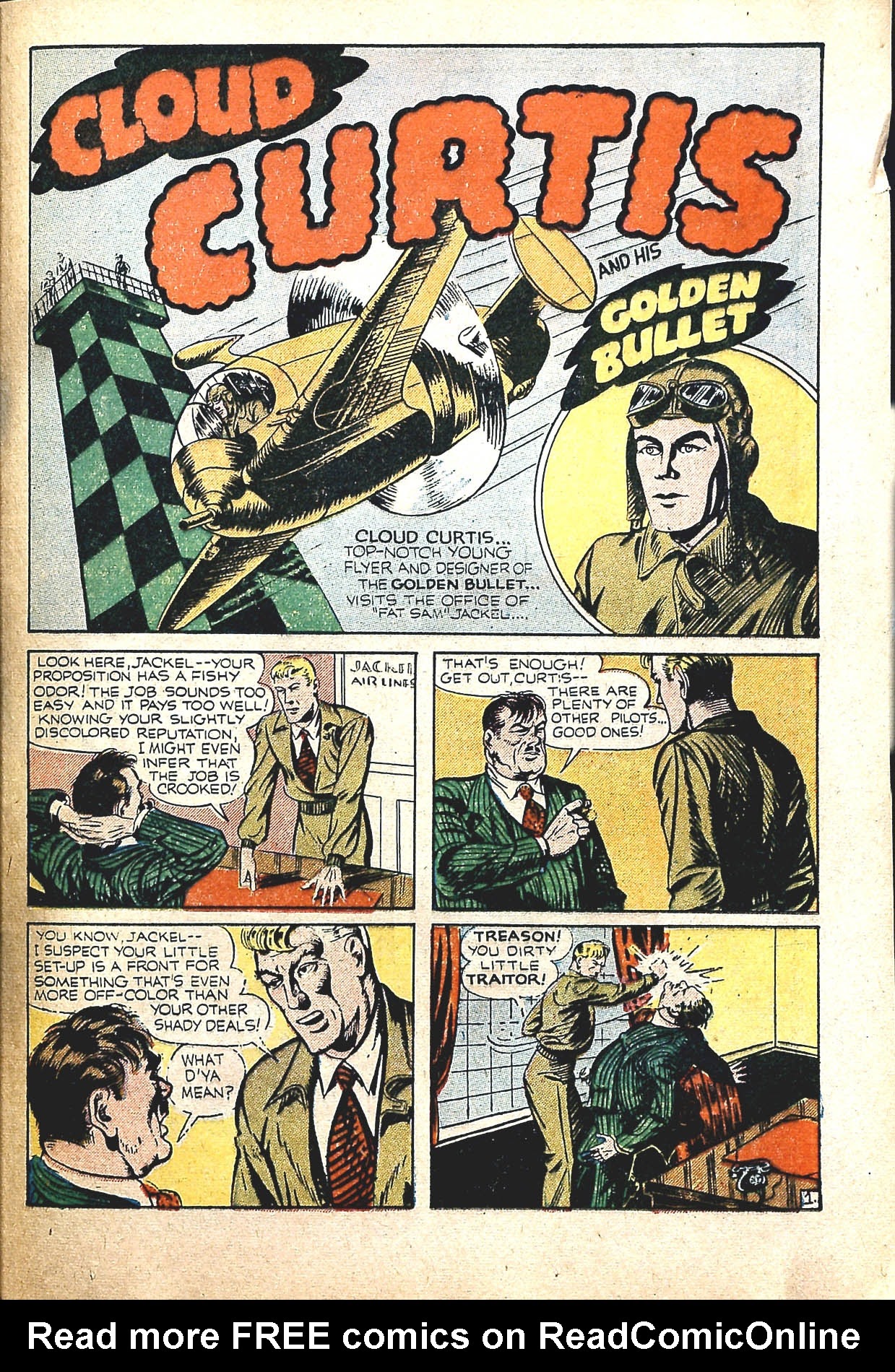 Read online Captain Battle Comics comic -  Issue #3 - 38