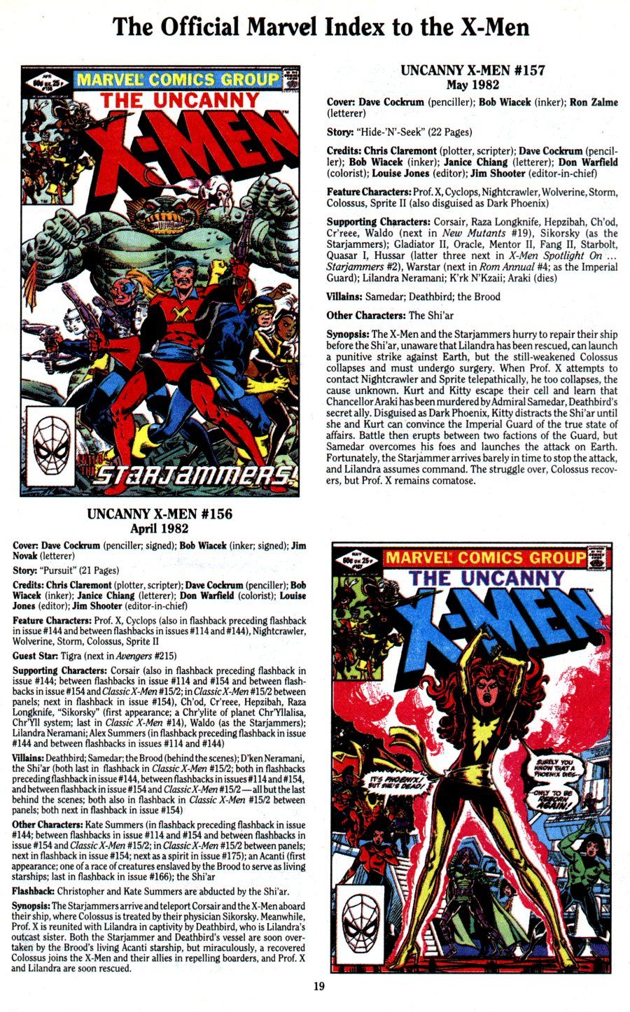 Read online The Official Marvel Index To The X-Men (1994) comic -  Issue #3 - 21