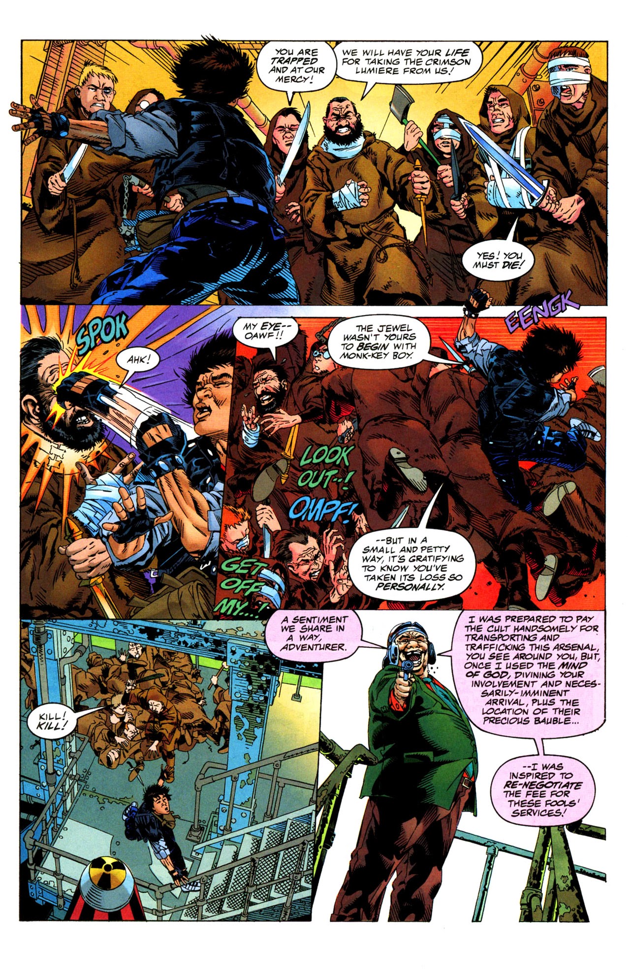 Read online Jackie Chan's Spartan X: The Armour of Heaven comic -  Issue #3 - 7