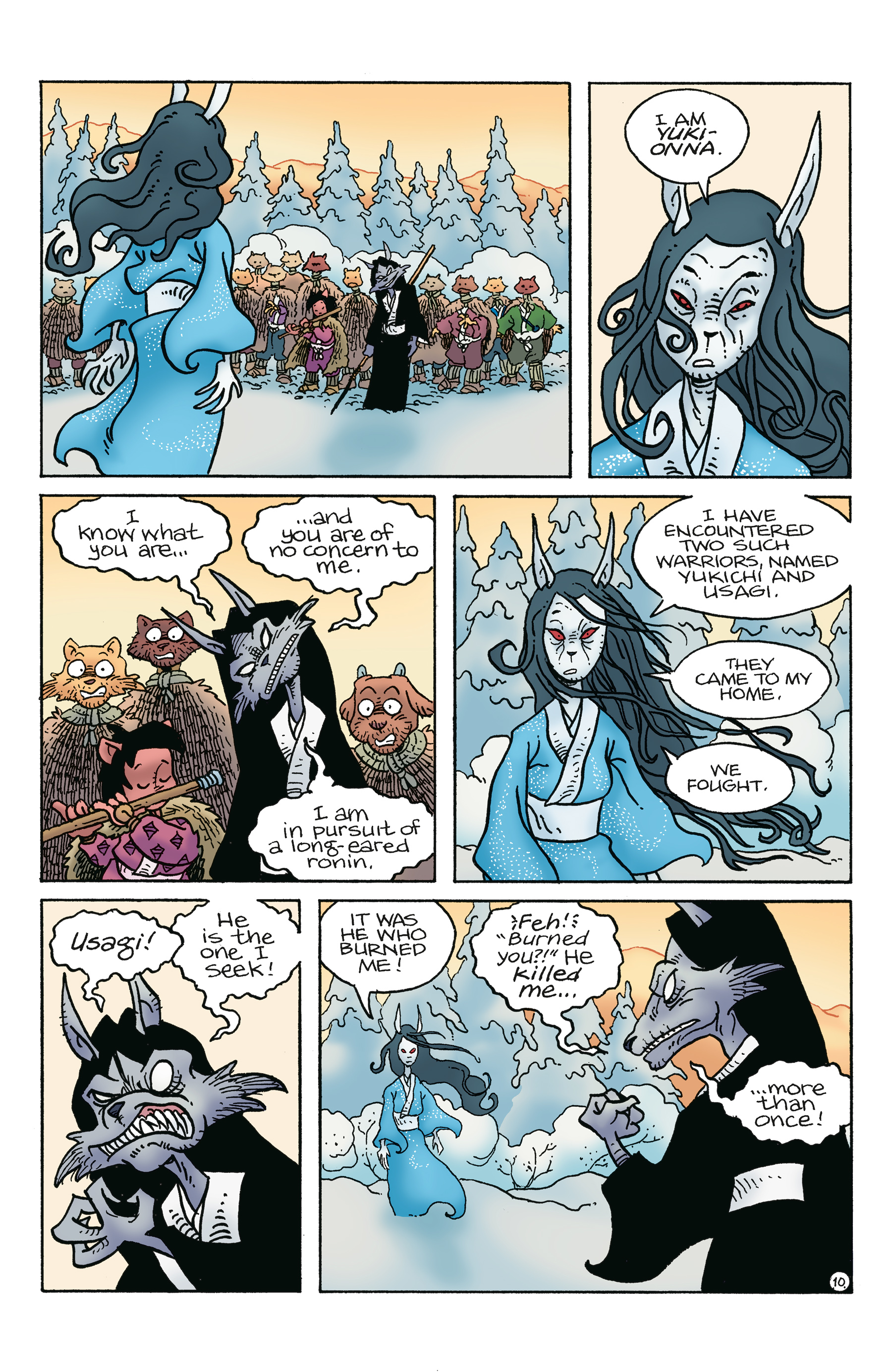 Read online Usagi Yojimbo: Ice and Snow comic -  Issue #3 - 12