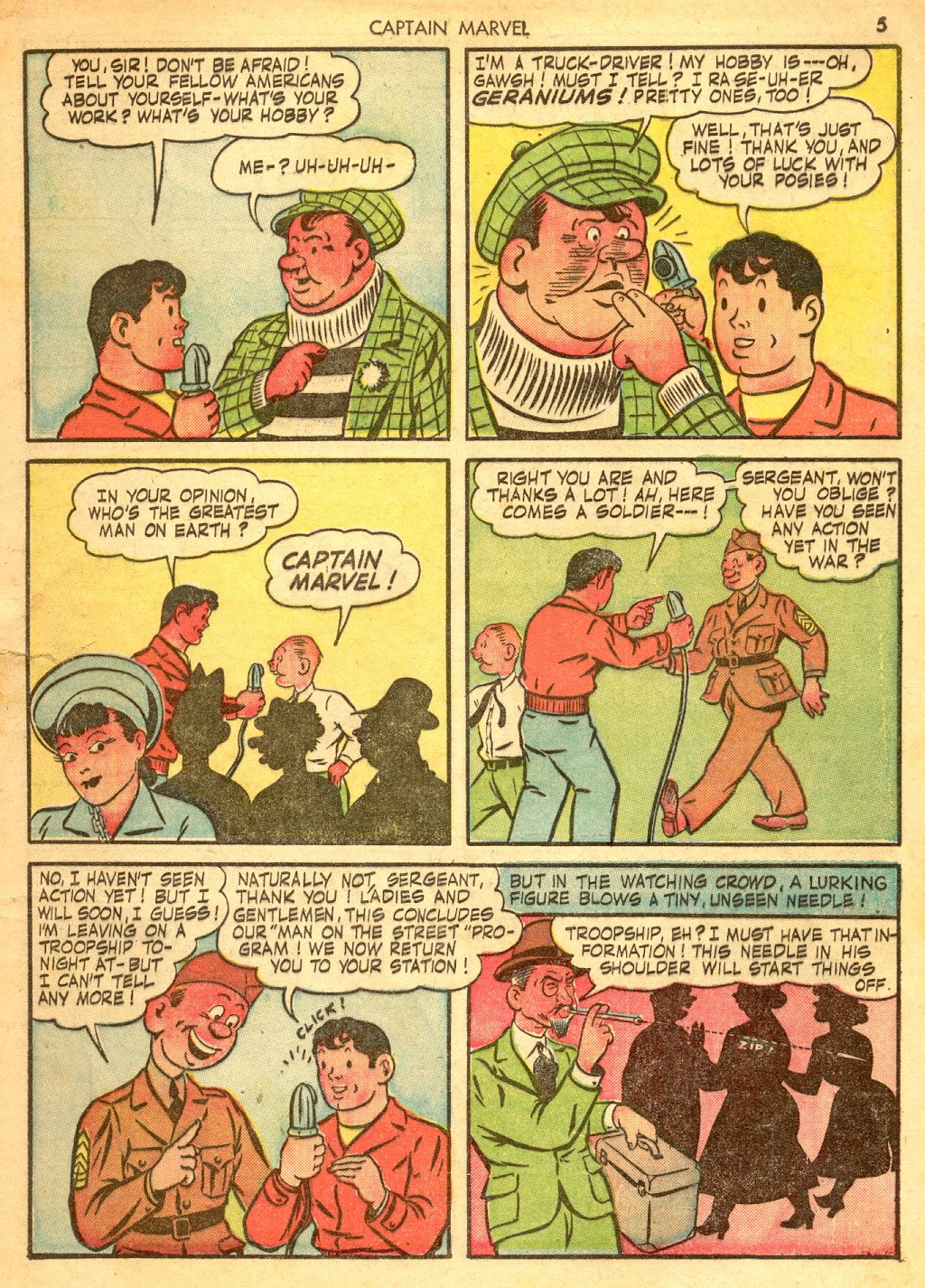 Read online Captain Marvel Adventures comic -  Issue #23 - 5