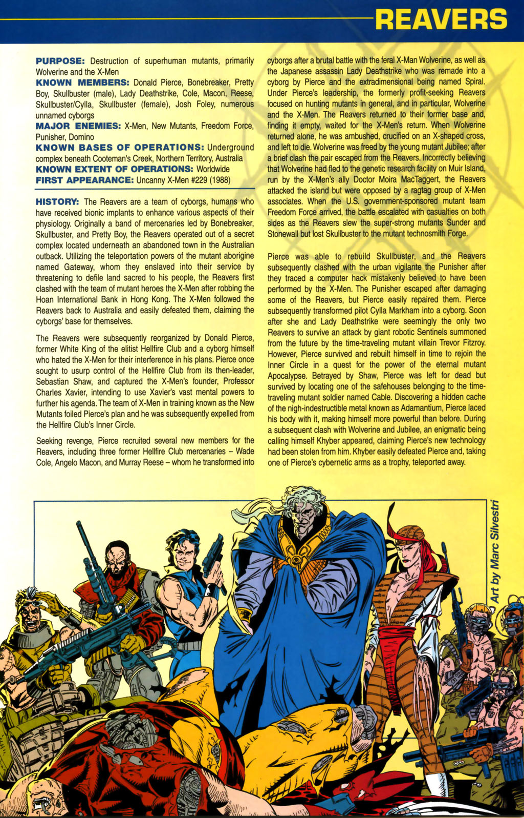 Read online Official Handbook of the Marvel Universe: Wolverine 2004 comic -  Issue # Full - 35