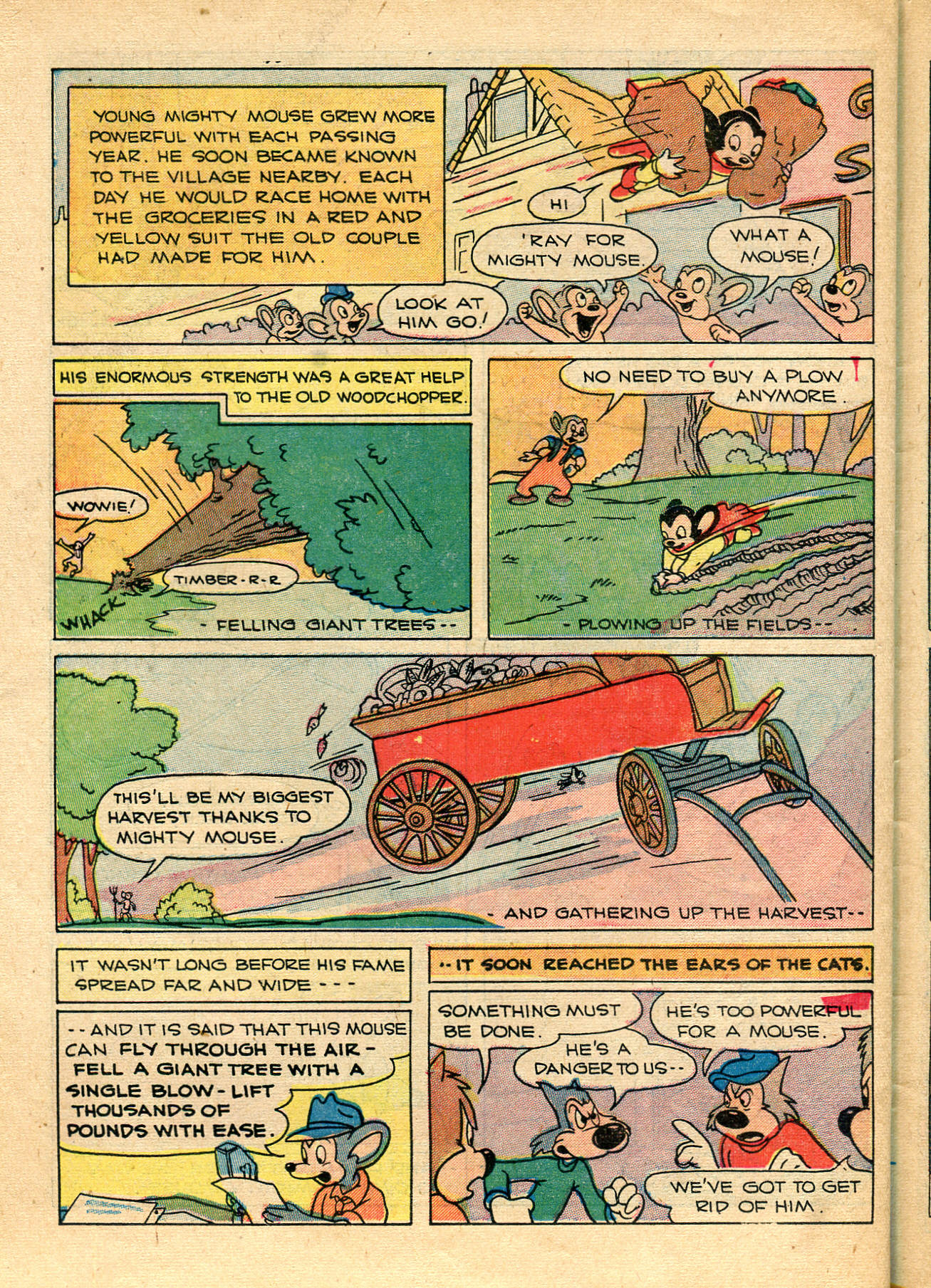 Read online Paul Terry's Mighty Mouse Comics comic -  Issue #25 - 43