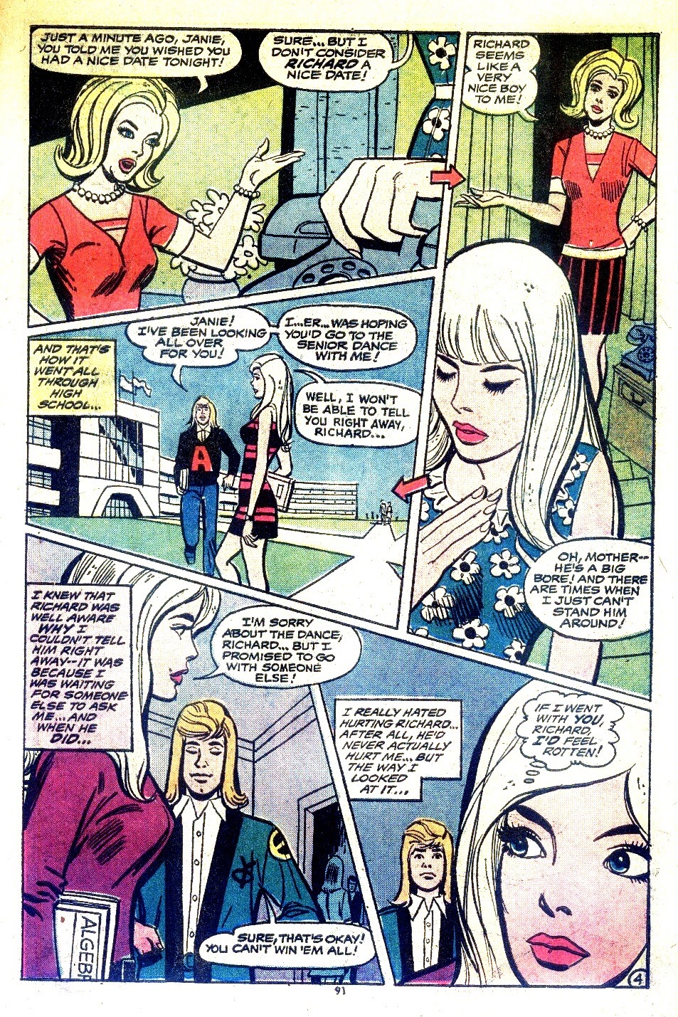 Read online Young Love (1963) comic -  Issue #109 - 91