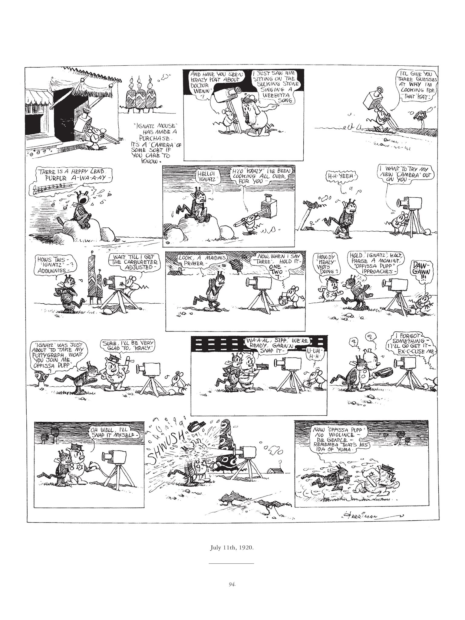 Read online Krazy & Ignatz comic -  Issue # TPB 2 - 94