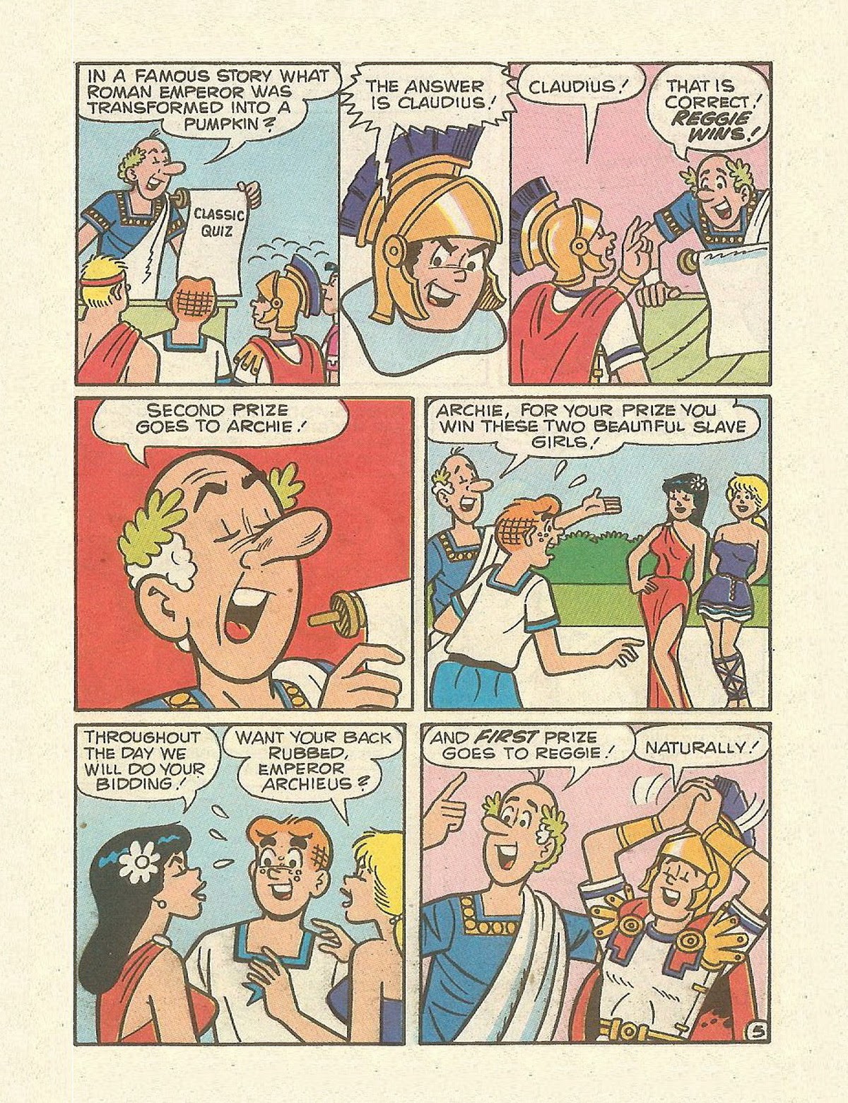 Read online Archie's Double Digest Magazine comic -  Issue #72 - 183