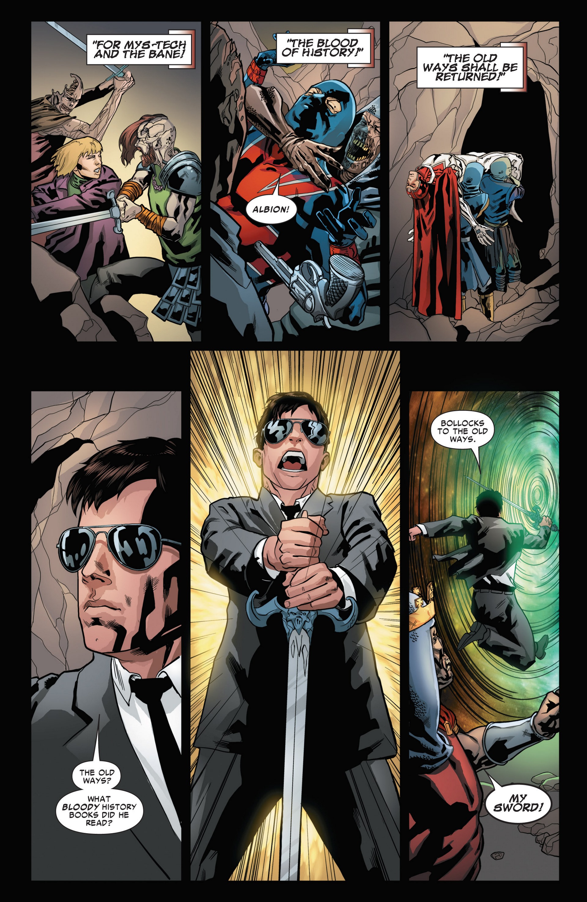 Read online Revolutionary War: Knights of Pendragon comic -  Issue # Full - 19