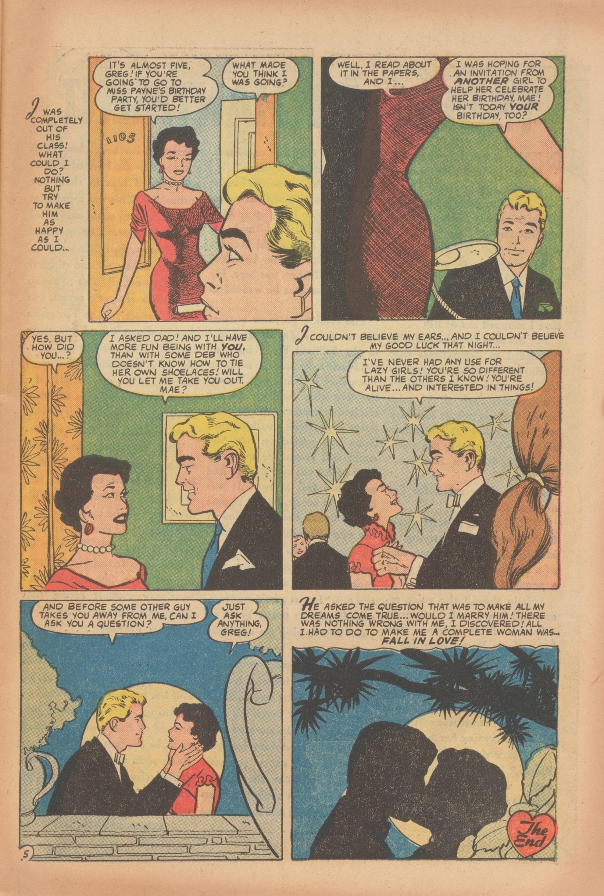 Read online Love Romances comic -  Issue #59 - 7