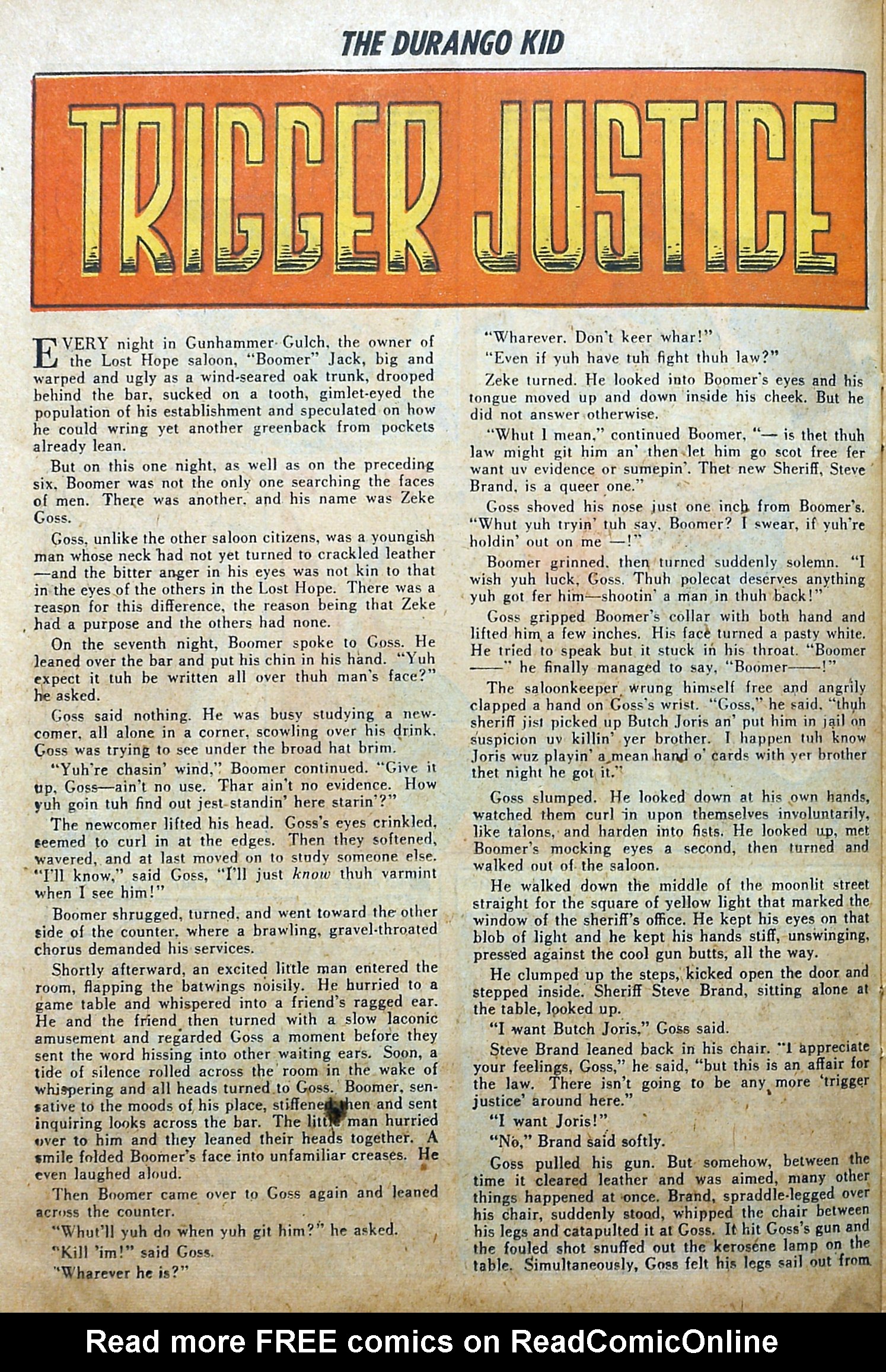 Read online Charles Starrett as The Durango Kid comic -  Issue #1 - 26