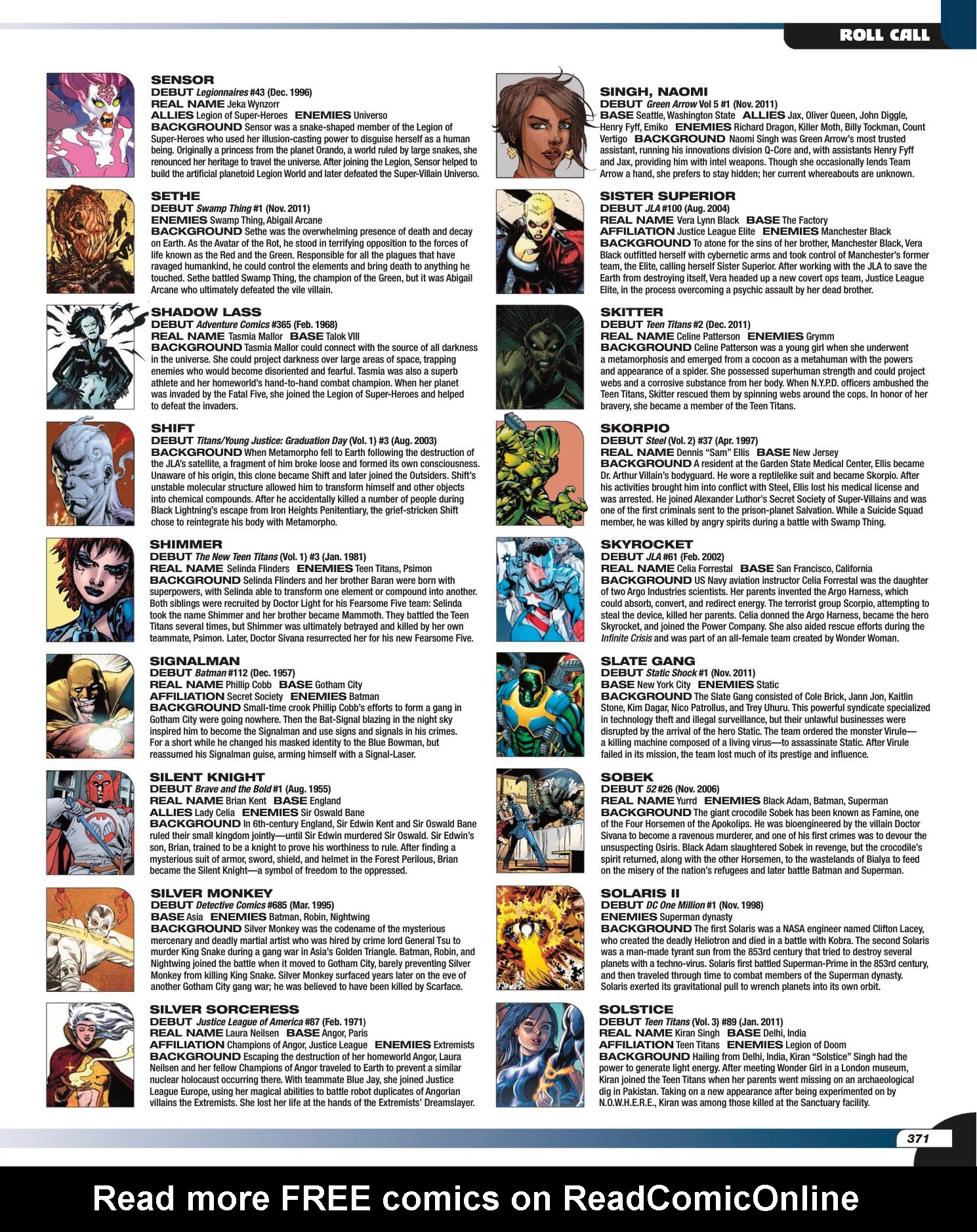 Read online The DC Comics Encyclopedia comic -  Issue # TPB 4 (Part 4) - 72