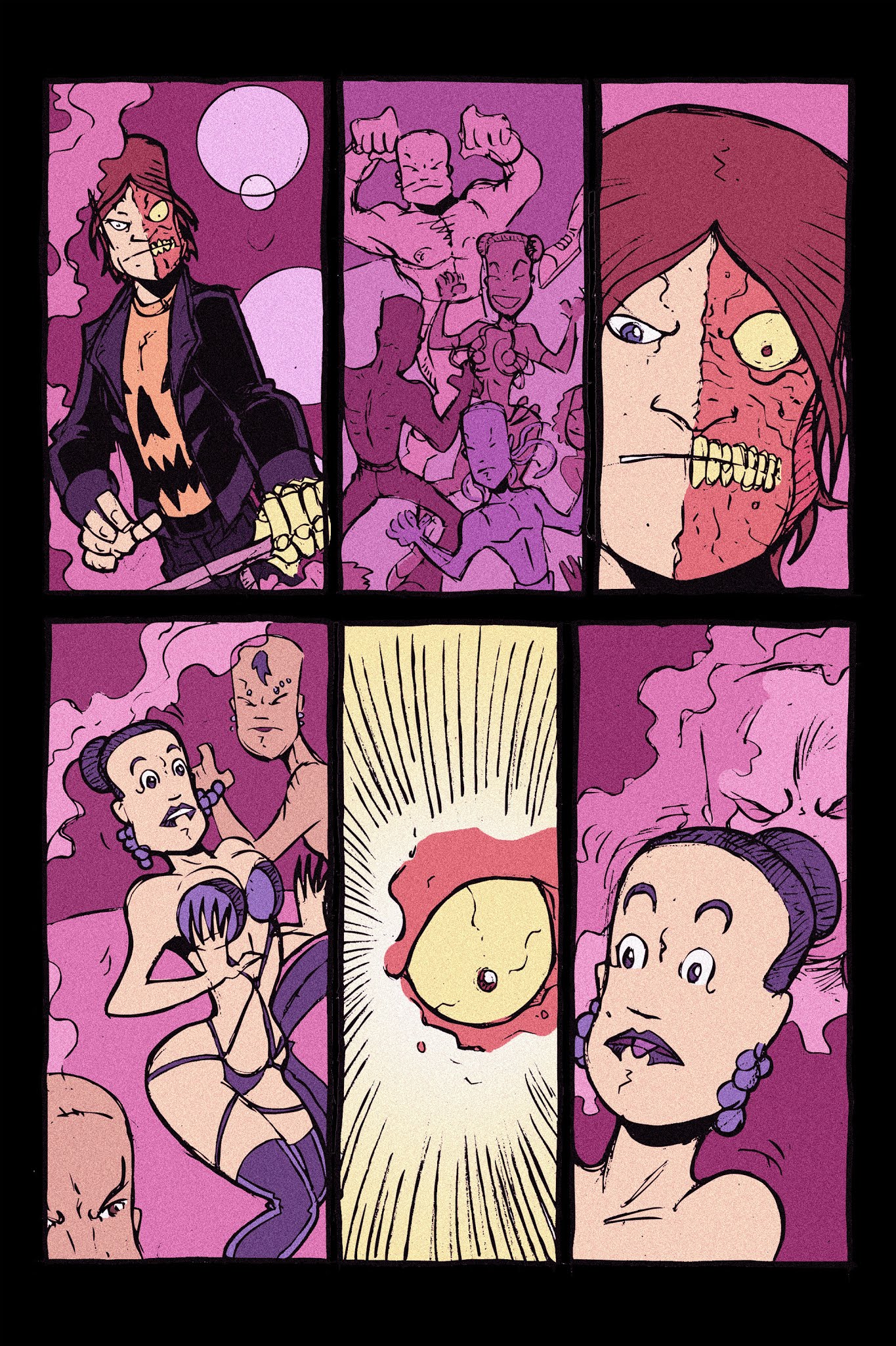Read online Halloween Man vs. the Invisible Man comic -  Issue # TPB - 46
