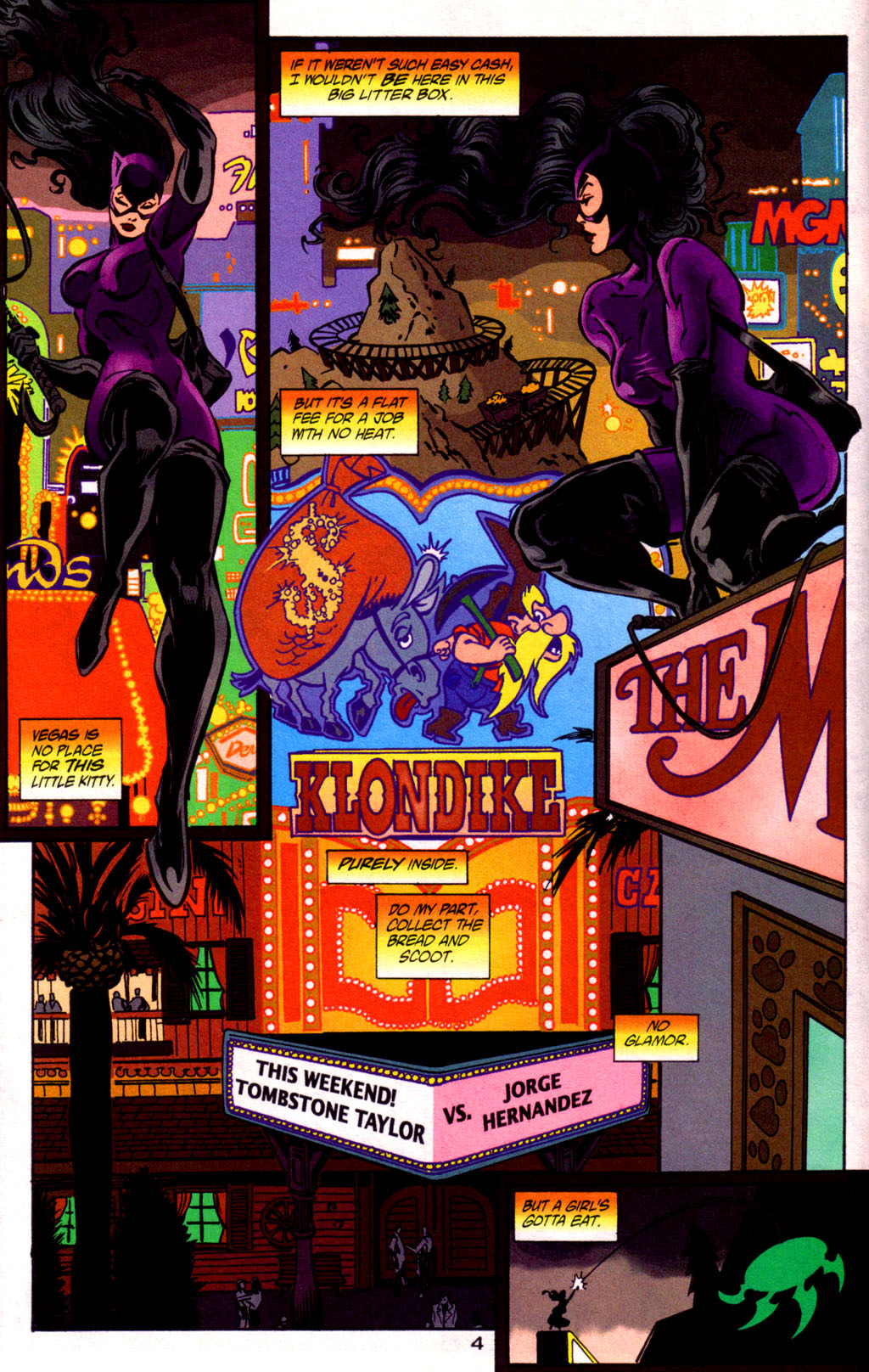 Read online Catwoman/Wildcat comic -  Issue #1 - 4