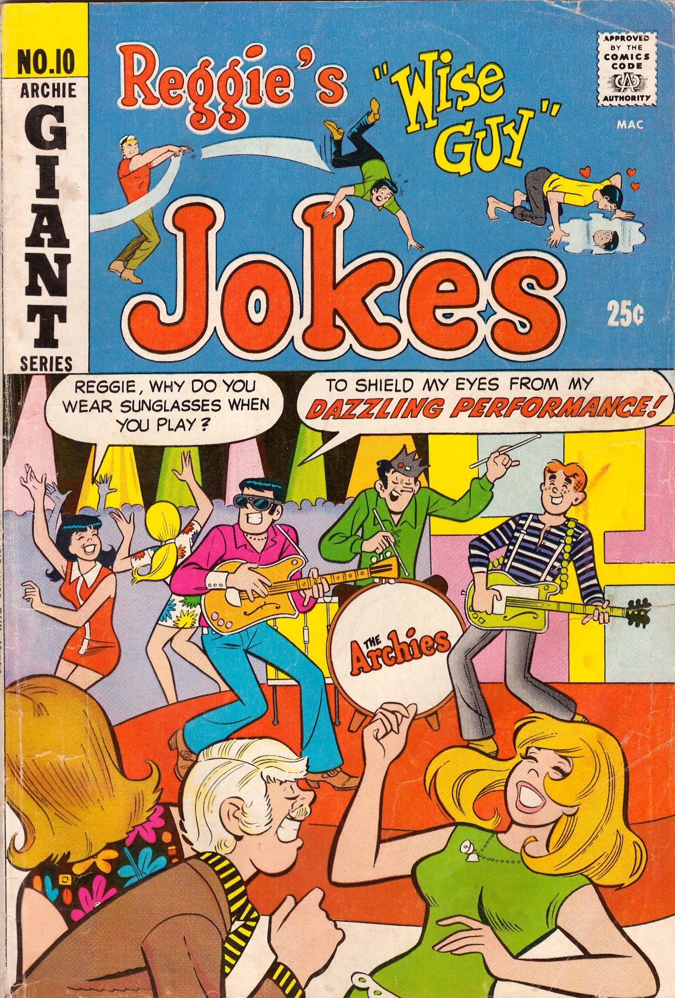 Read online Reggie's Wise Guy Jokes comic -  Issue #10 - 1