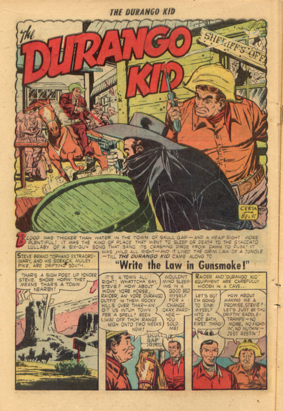 Read online Charles Starrett as The Durango Kid comic -  Issue #14 - 9
