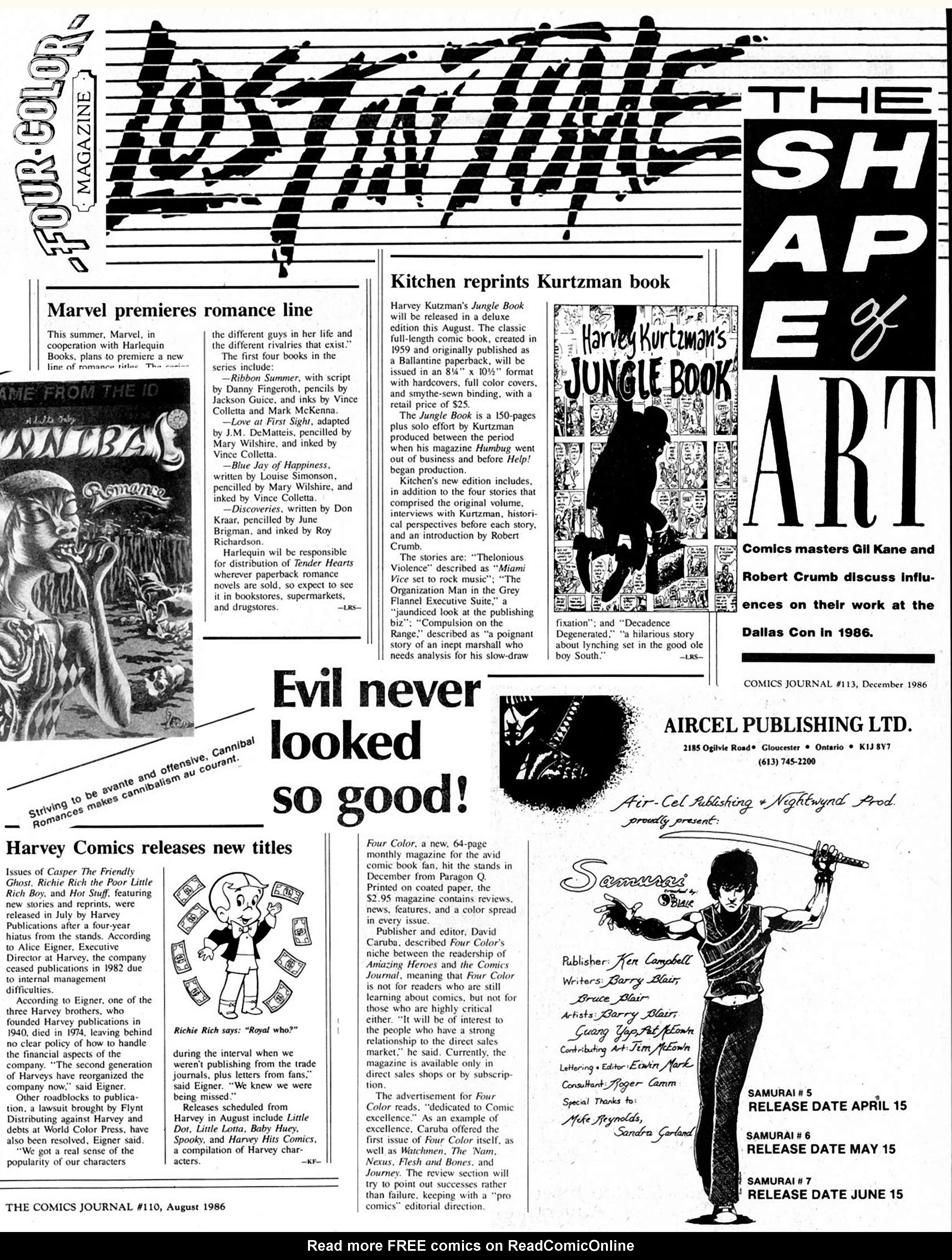 Read online 1986 zine comic -  Issue # TPB - 13