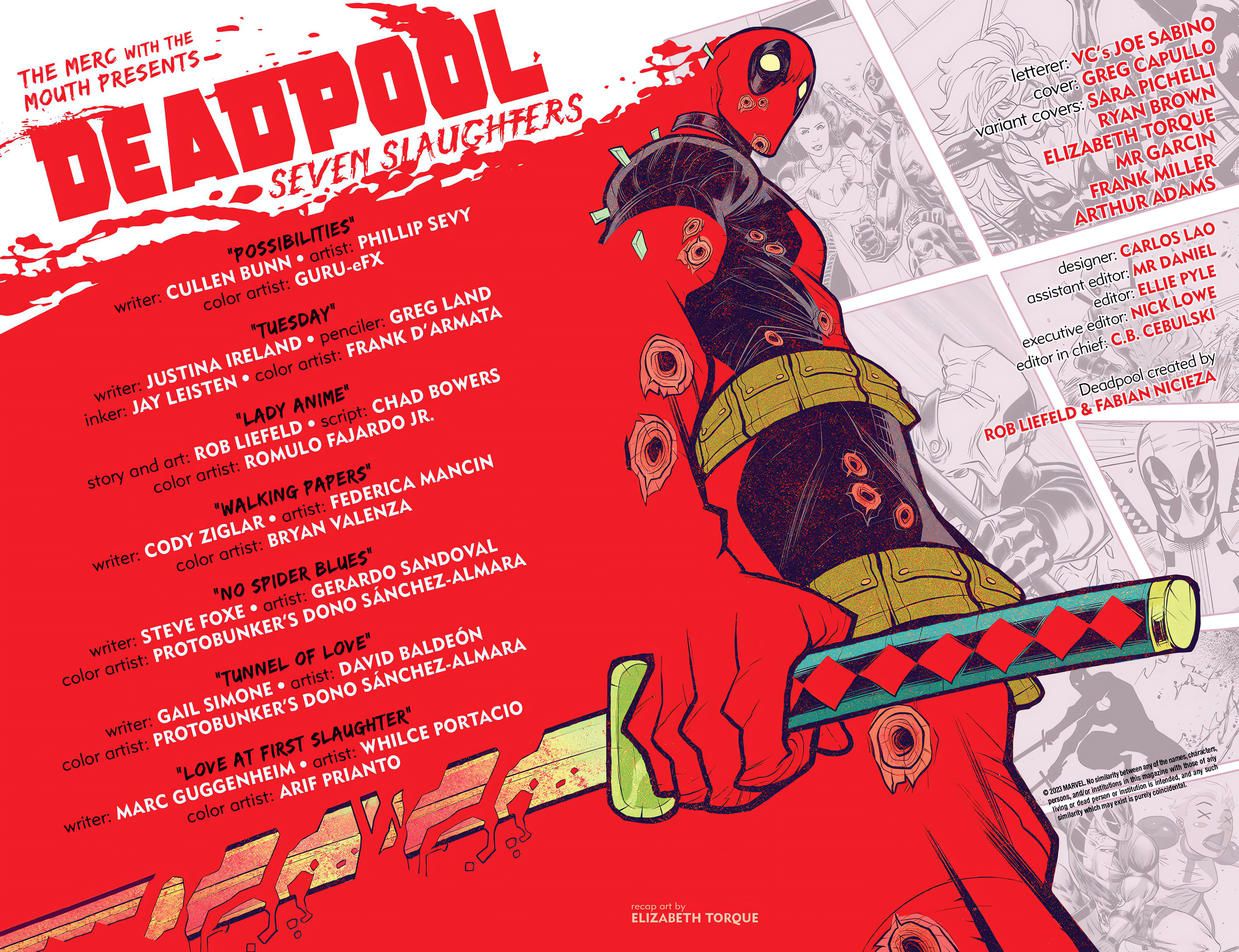 Read online Deadpool: Seven Slaughters comic -  Issue # TPB - 12