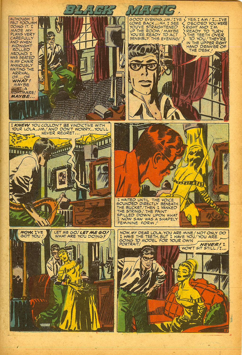 Read online Black Magic (1950) comic -  Issue #7 - 13