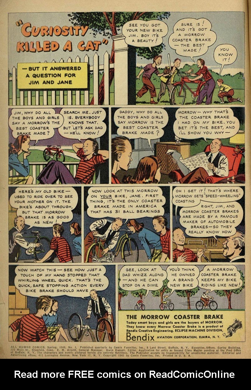 Read online All Humor Comics comic -  Issue #1 - 2