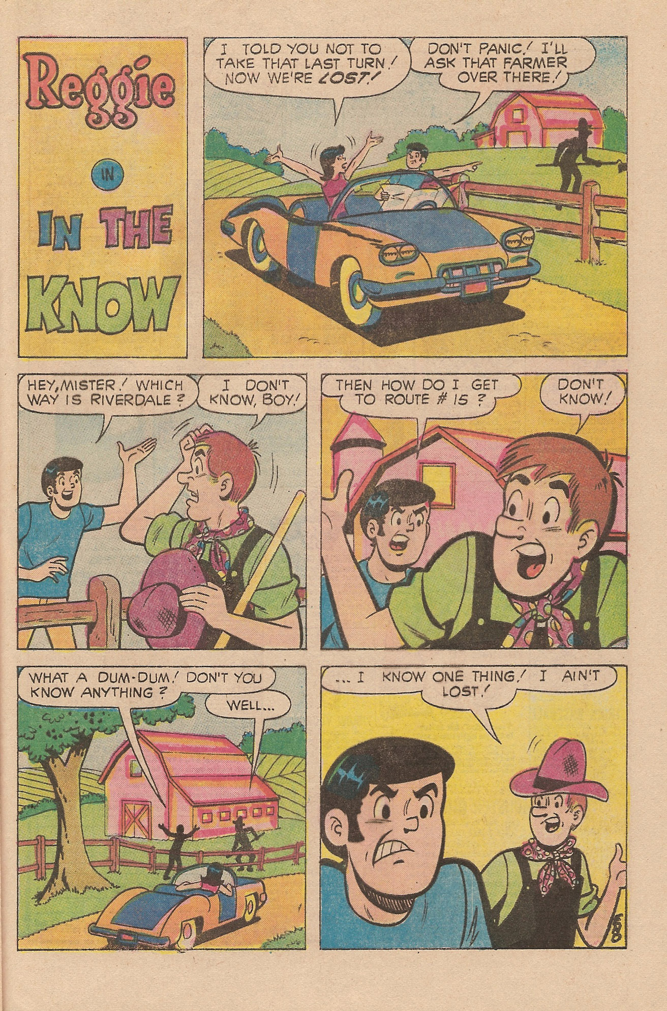 Read online Reggie's Wise Guy Jokes comic -  Issue #28 - 33