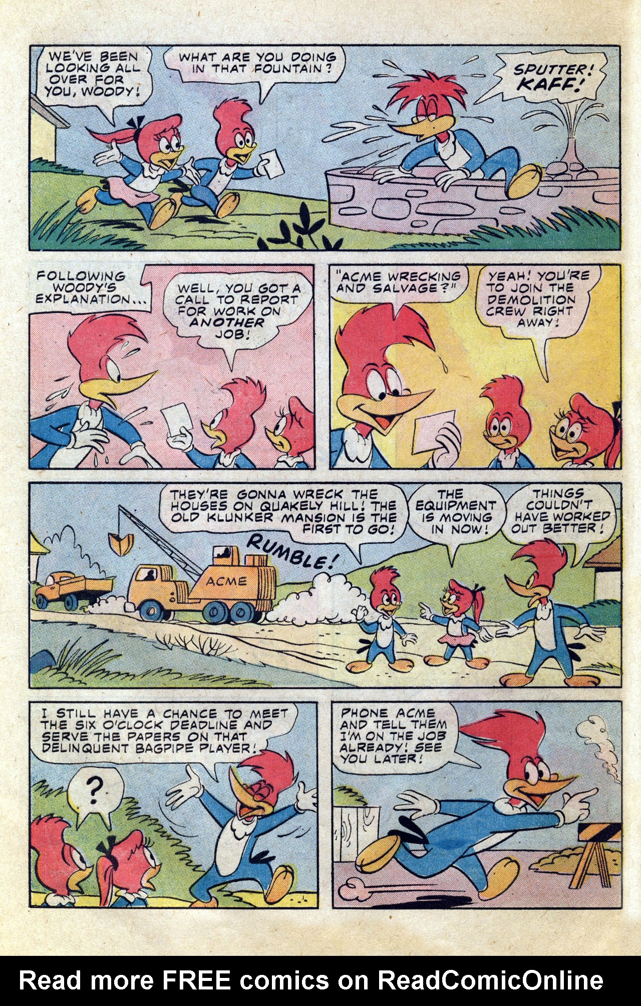 Read online Walter Lantz Woody Woodpecker (1962) comic -  Issue #156 - 10