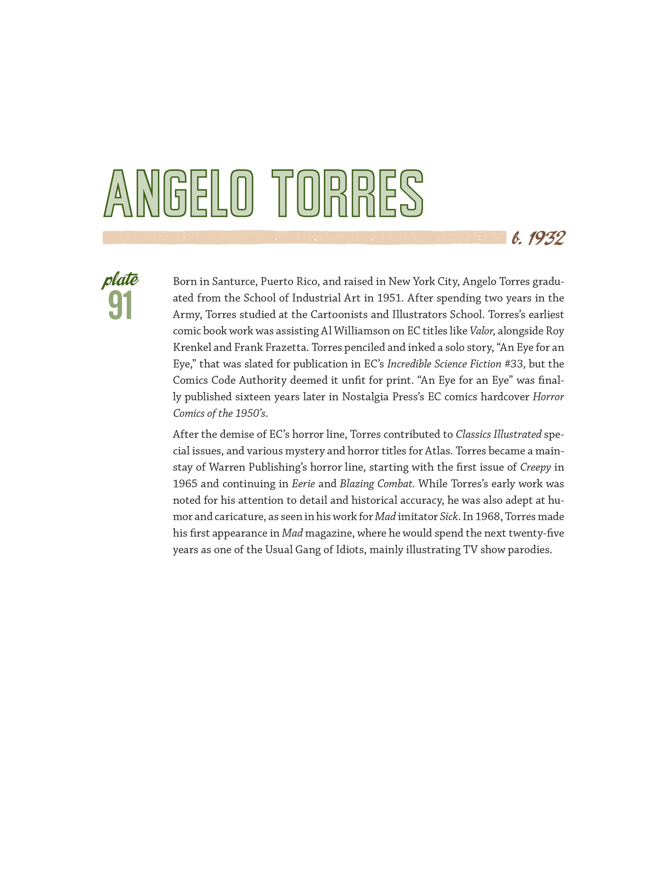 Read online More Heroes of the Comics: Portraits of the Legends of Comic Books comic -  Issue # TPB (Part 2) - 89