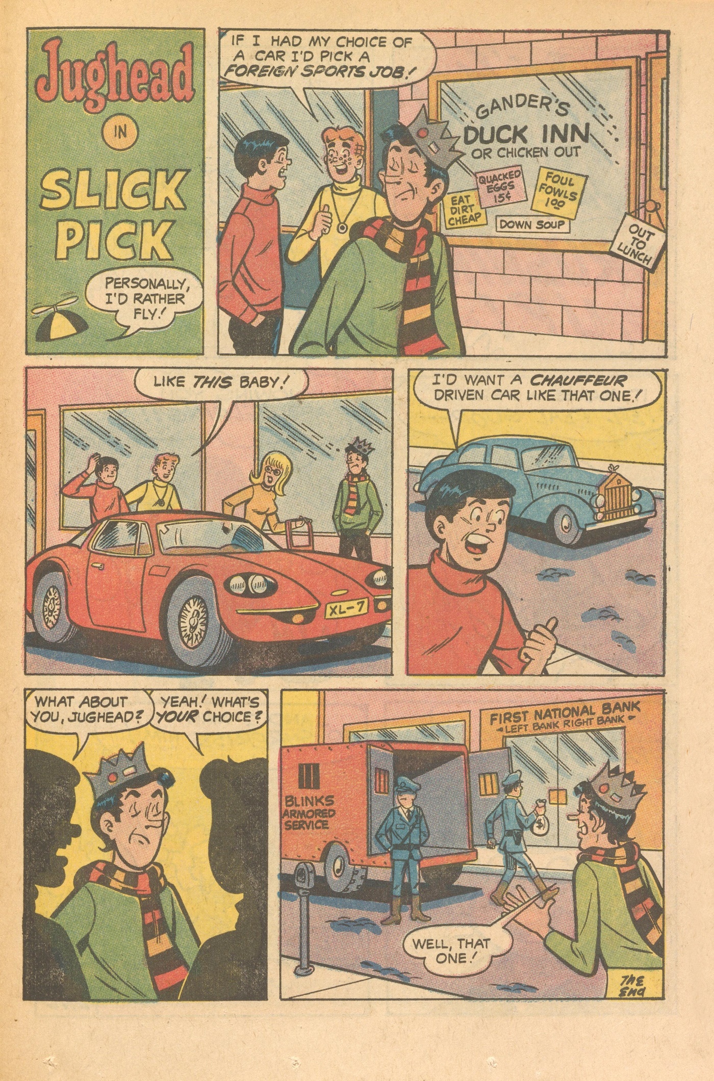 Read online Jughead's Jokes comic -  Issue #27 - 38