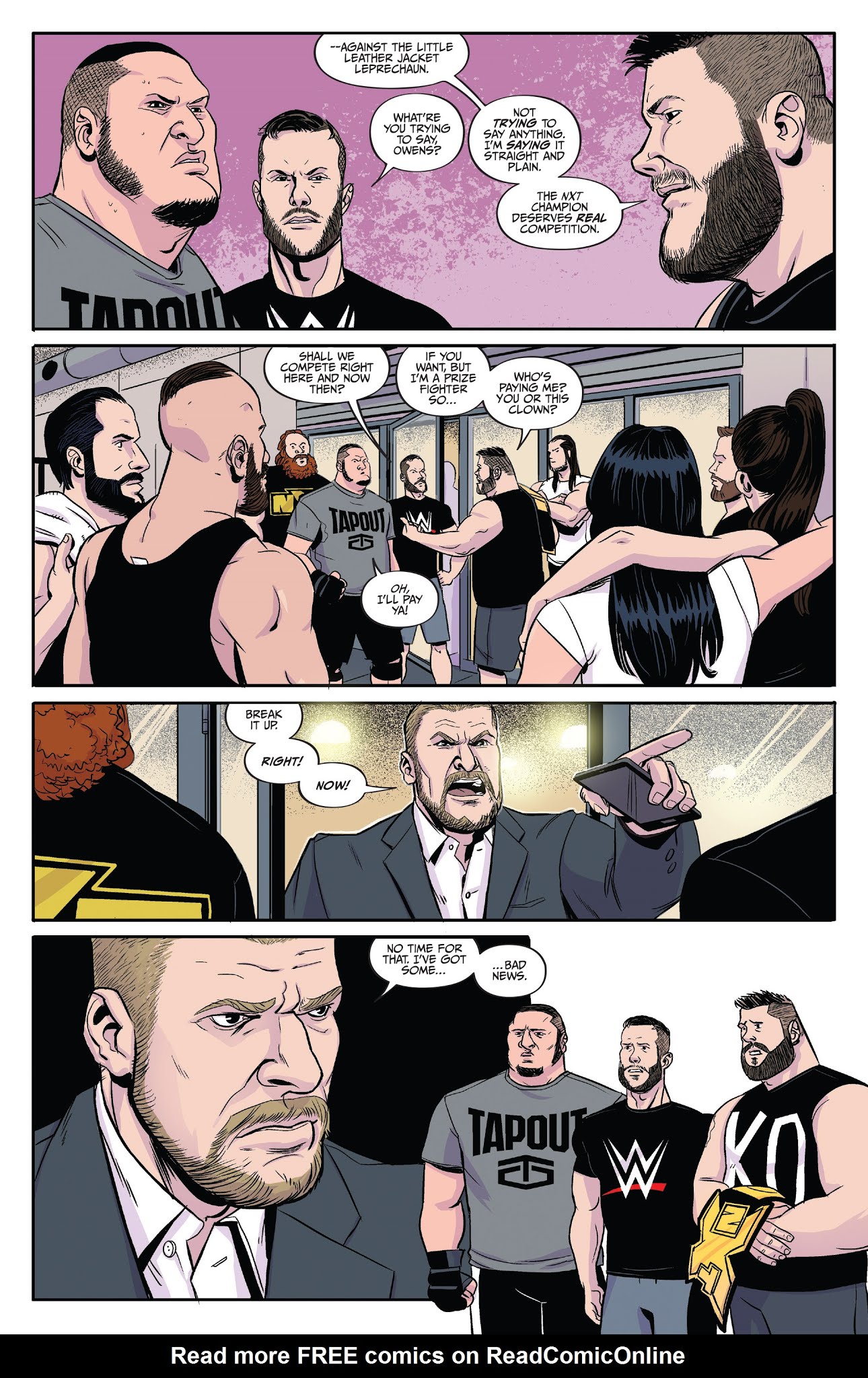 Read online WWE: NXT Takeover - Proving Ground comic -  Issue # Full - 8