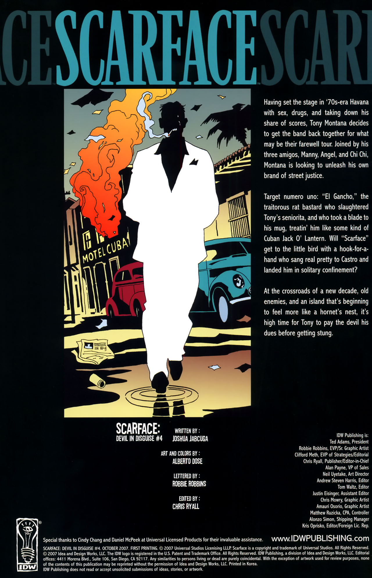 Read online Scarface: Devil in Disguise comic -  Issue #4 - 2