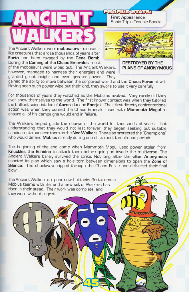 Read online Sonic the Hedgehog: The Complete Sonic Comic Encyclopedia comic -  Issue # TPB - 47
