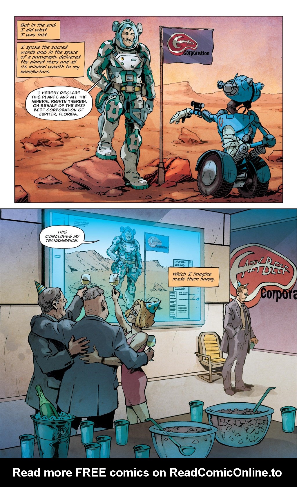 Read online Traveling To Mars comic -  Issue #8 - 12