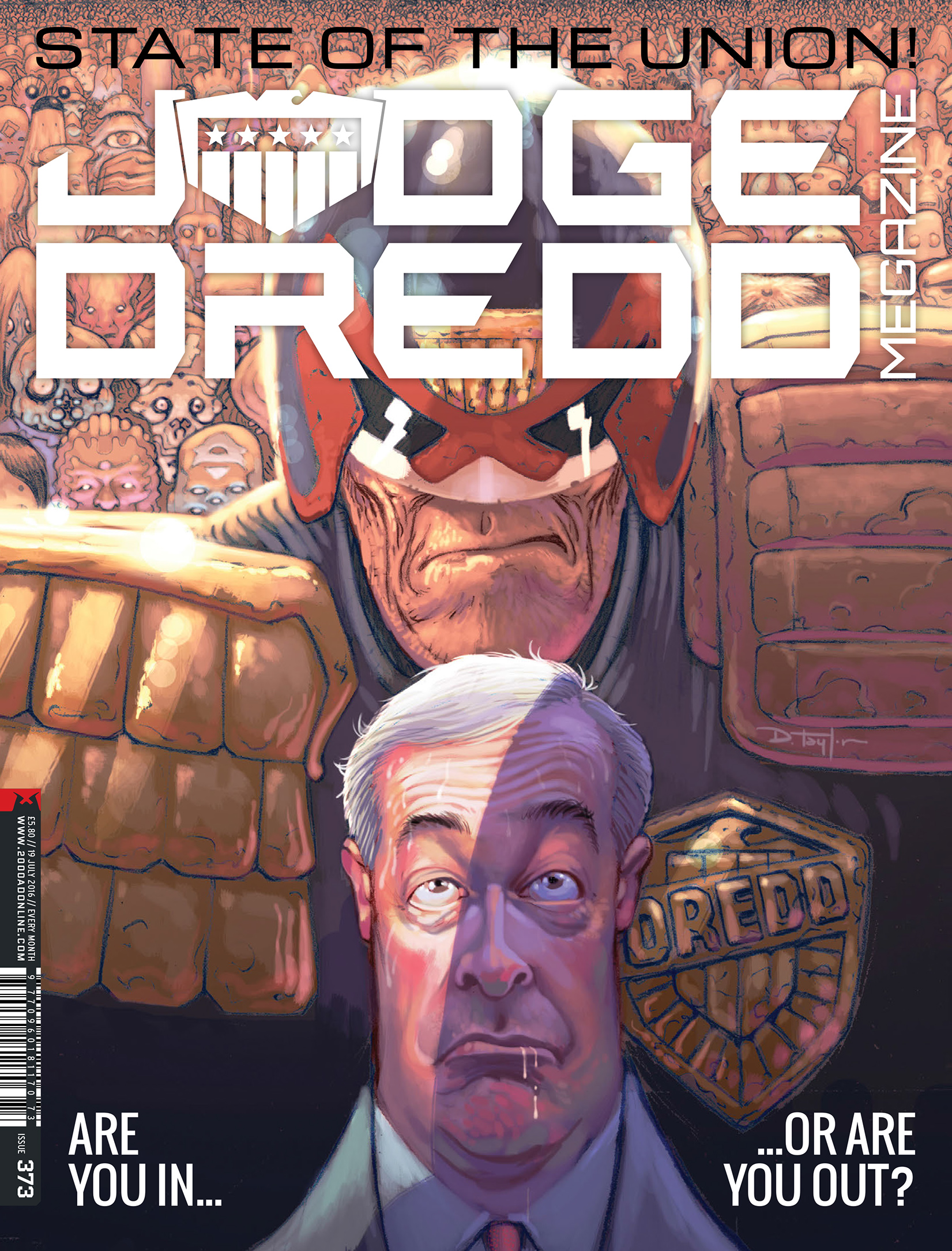 Read online Judge Dredd Megazine (Vol. 5) comic -  Issue #373 - 1