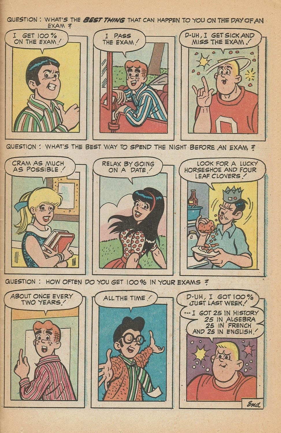 Read online Reggie's Wise Guy Jokes comic -  Issue #20 - 37