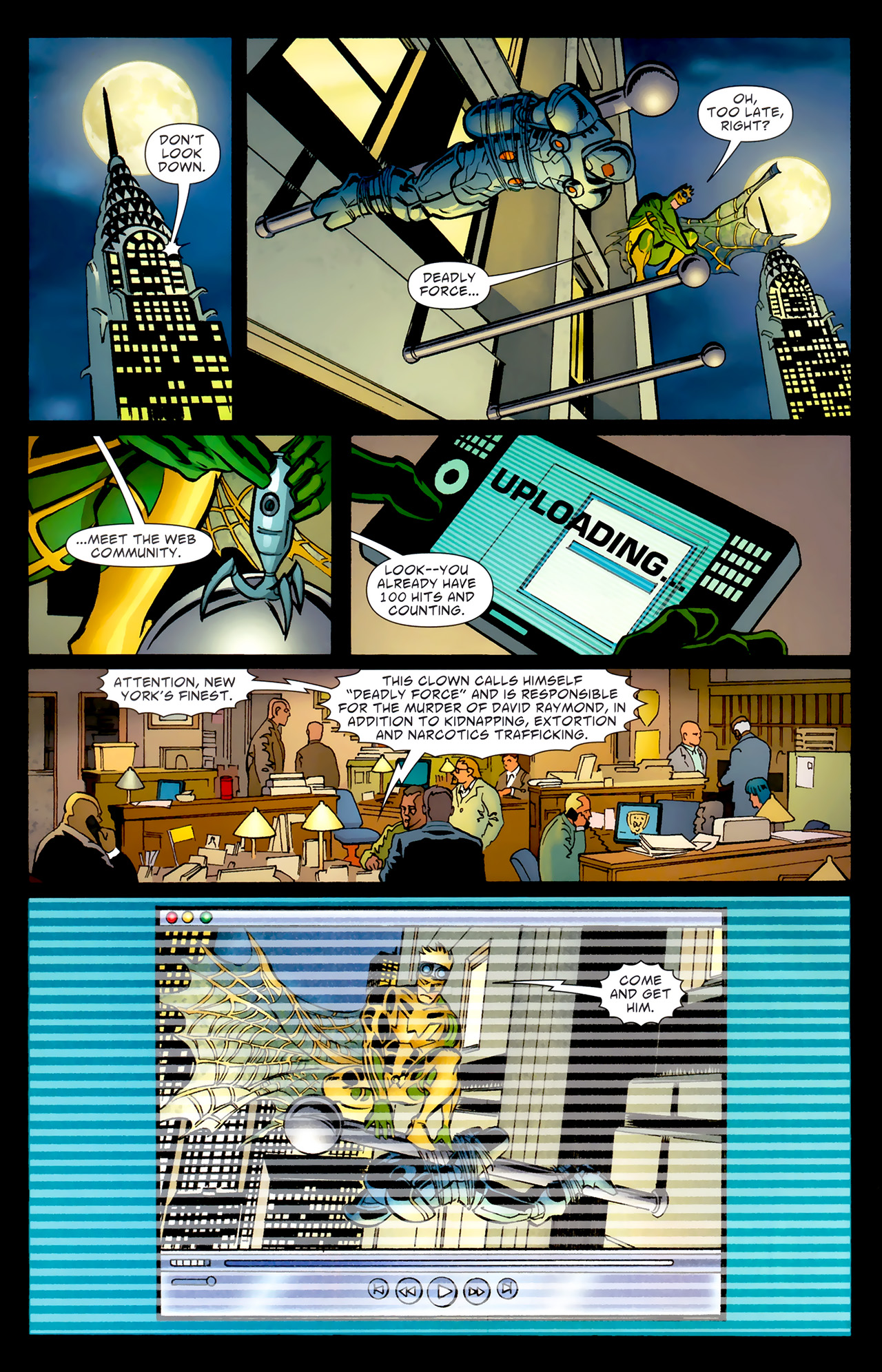 Read online The Web comic -  Issue #1 - 17