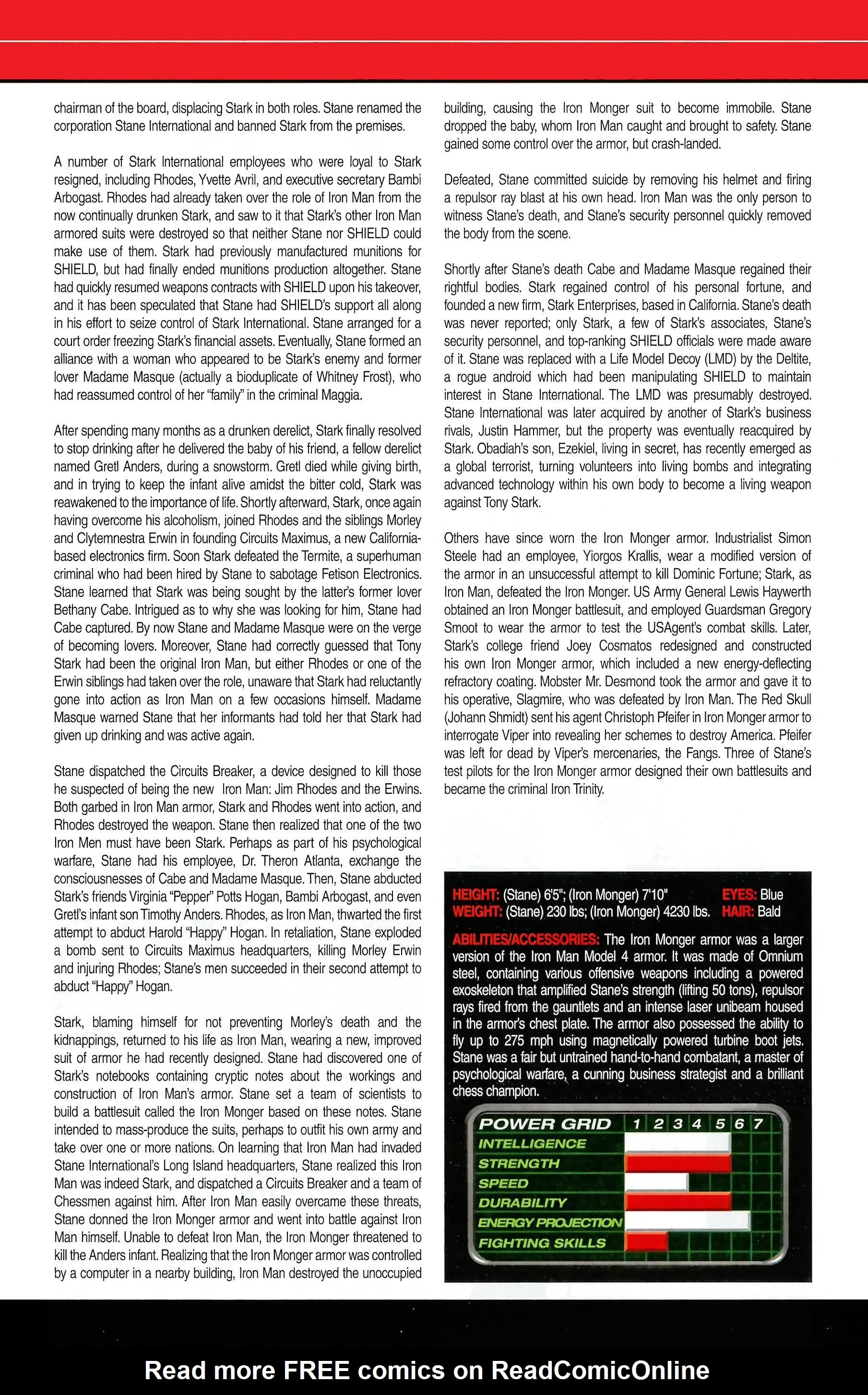 Read online Official Handbook of the Marvel Universe A to Z comic -  Issue # TPB 5 (Part 2) - 123