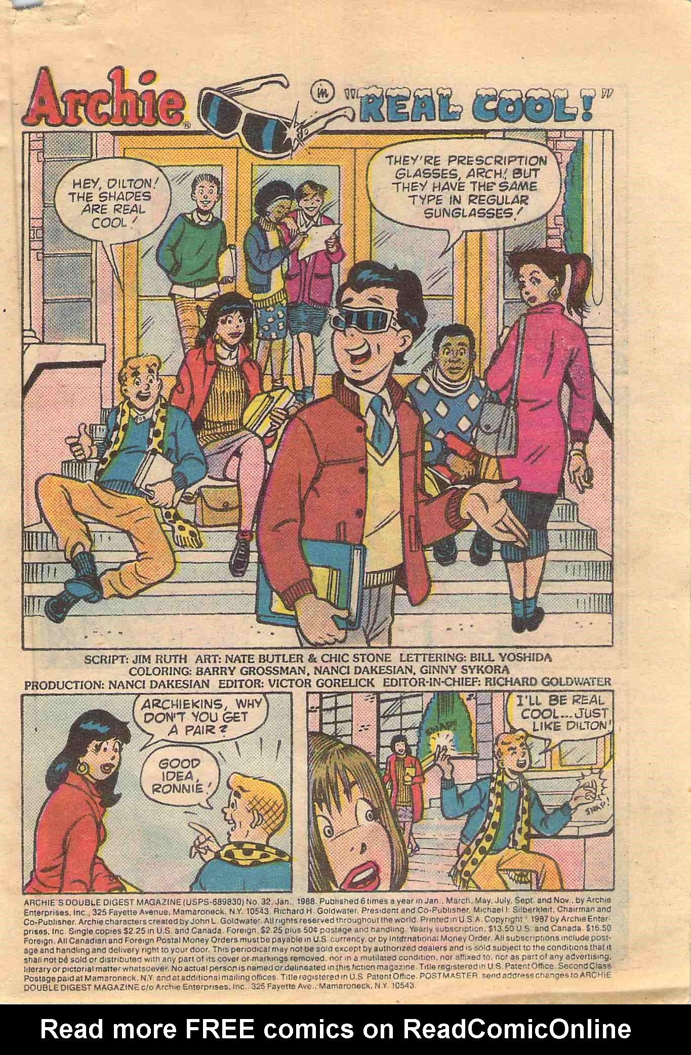Read online Archie's Double Digest Magazine comic -  Issue #32 - 2