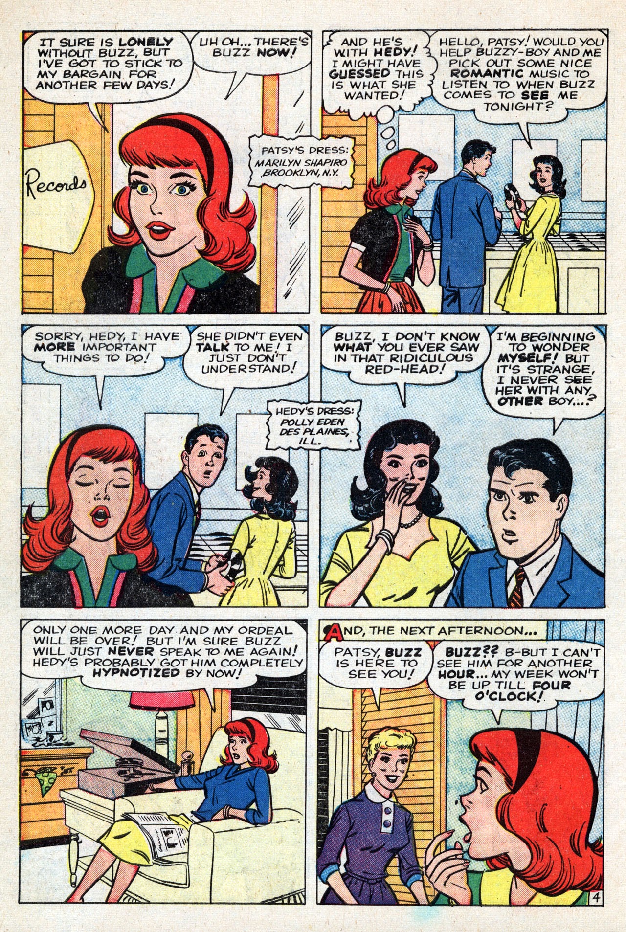 Read online Patsy and Hedy comic -  Issue #72 - 6