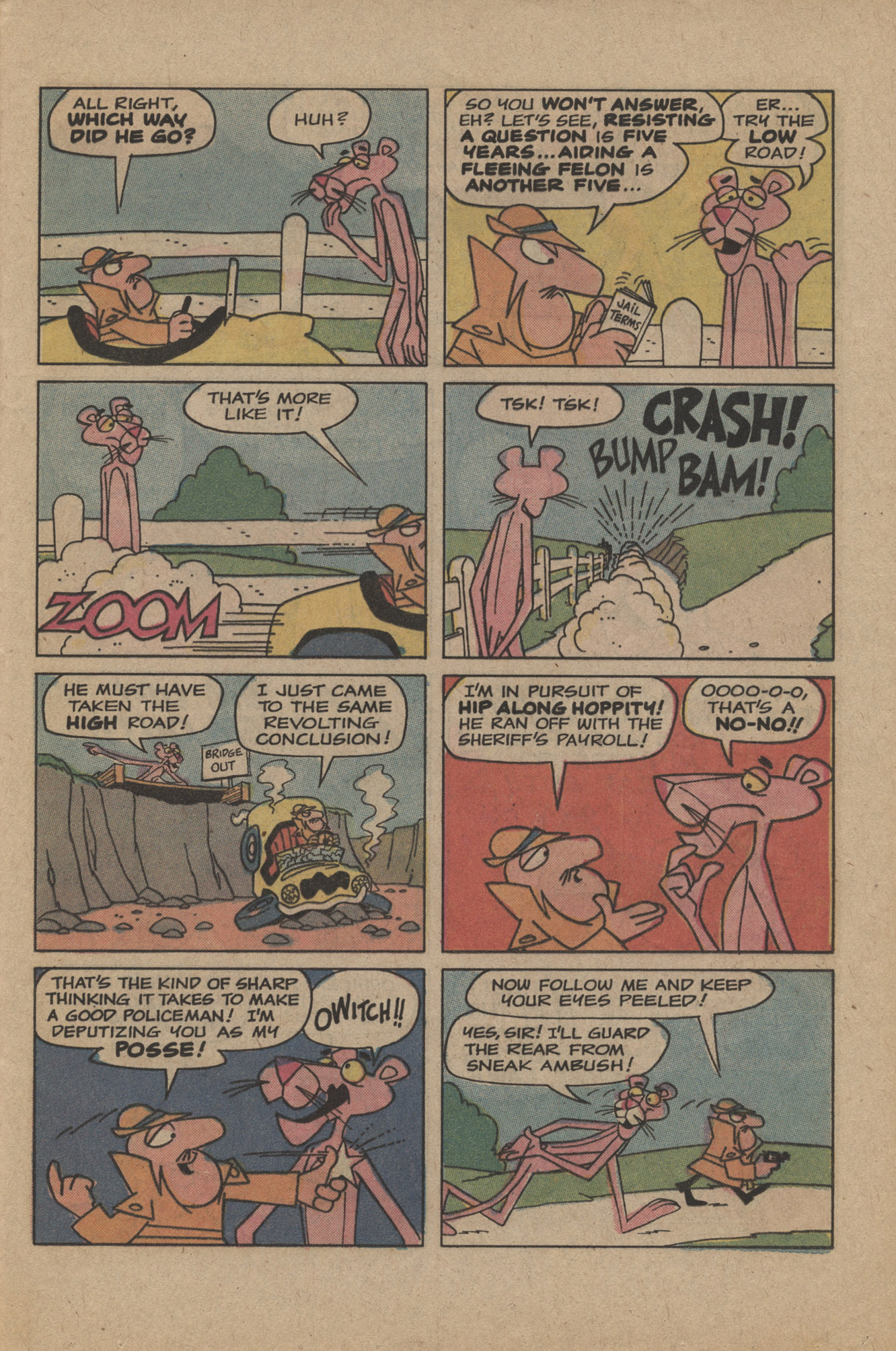 Read online The Pink Panther (1971) comic -  Issue #20 - 21