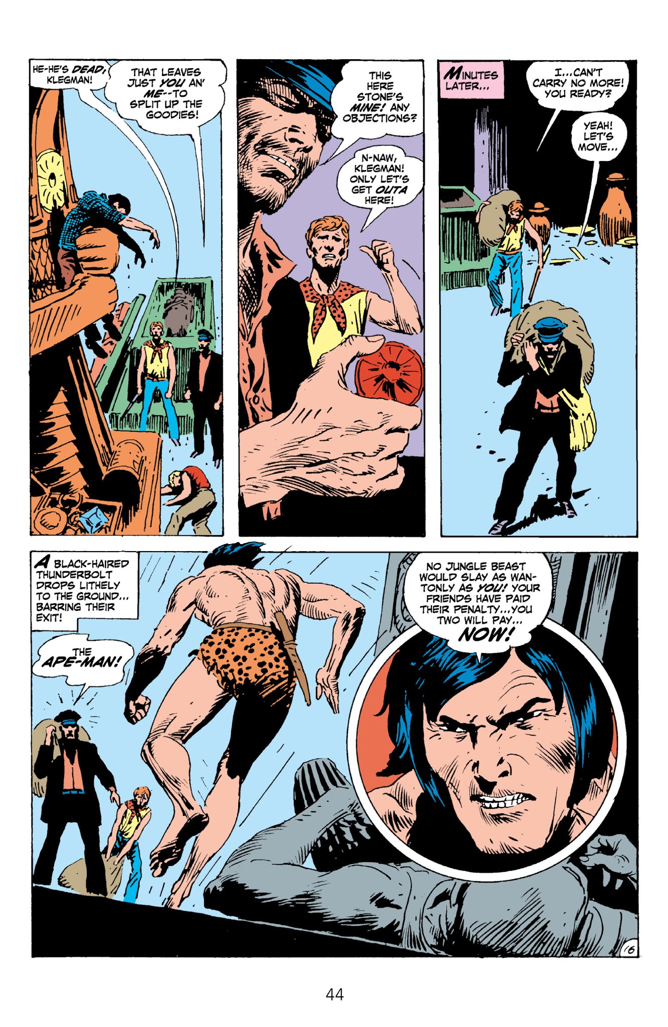 Read online Edgar Rice Burroughs' Tarzan The Joe Kubert Years comic -  Issue # TPB 2 (Part 1) - 46