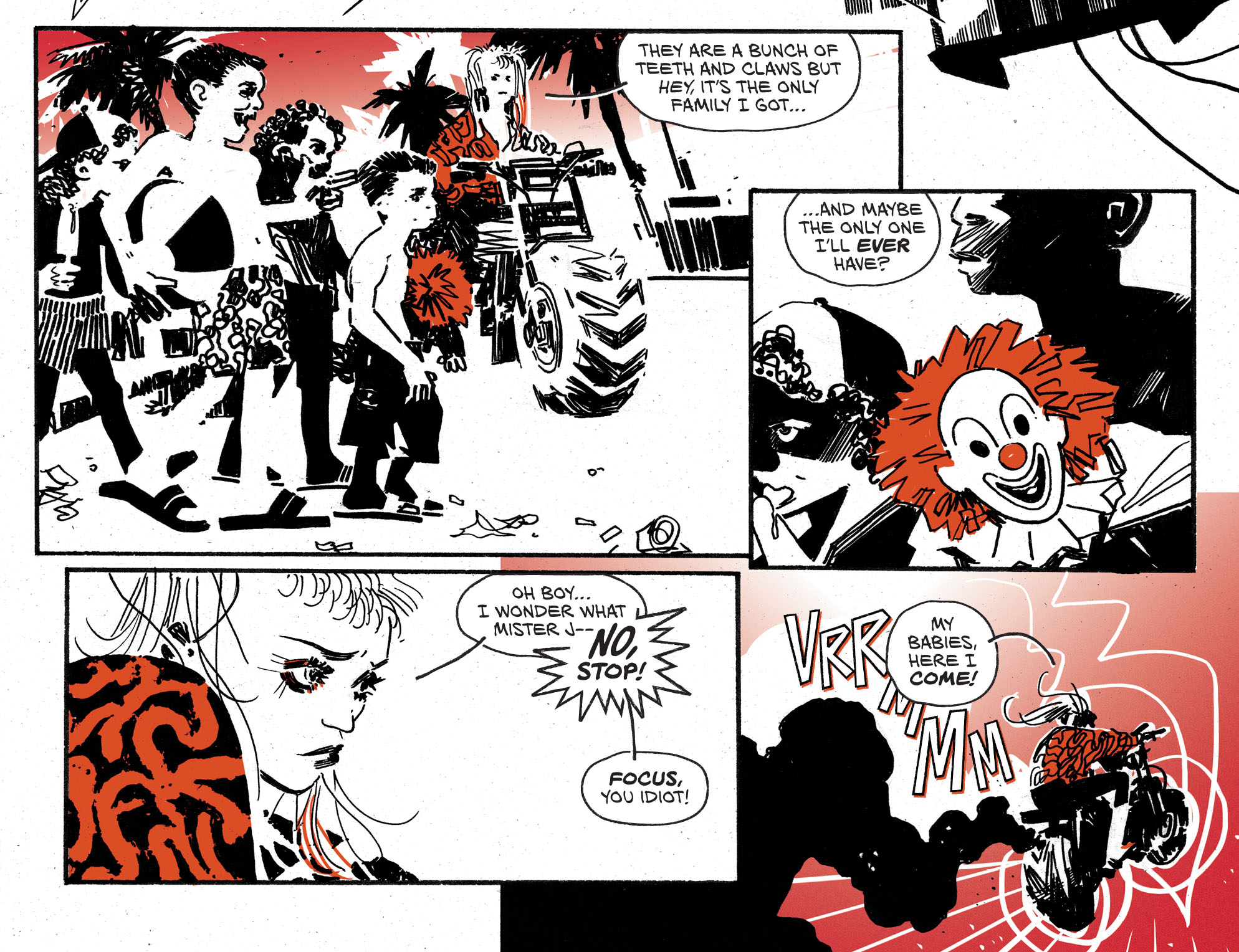 Read online Harley Quinn Black   White   Red comic -  Issue #10 - 7
