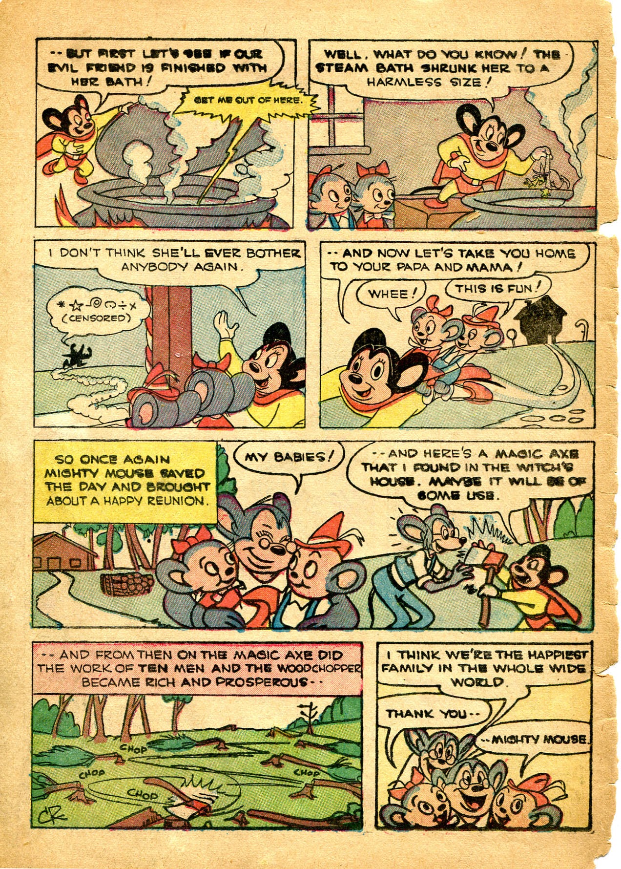 Read online Paul Terry's Mighty Mouse Comics comic -  Issue #28 - 34